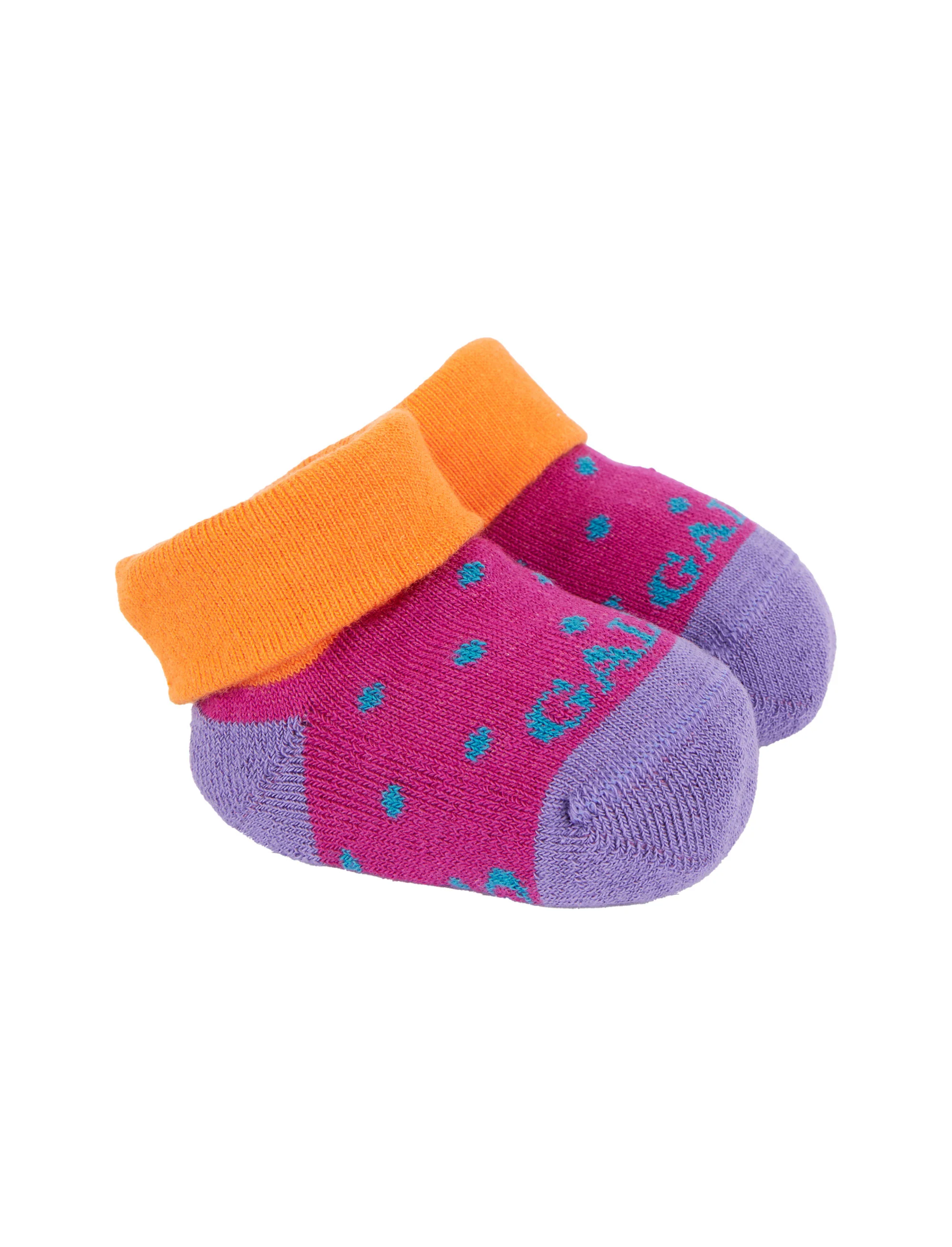 Babbucce bambino cotone fantasia pois fucsia - Image 4