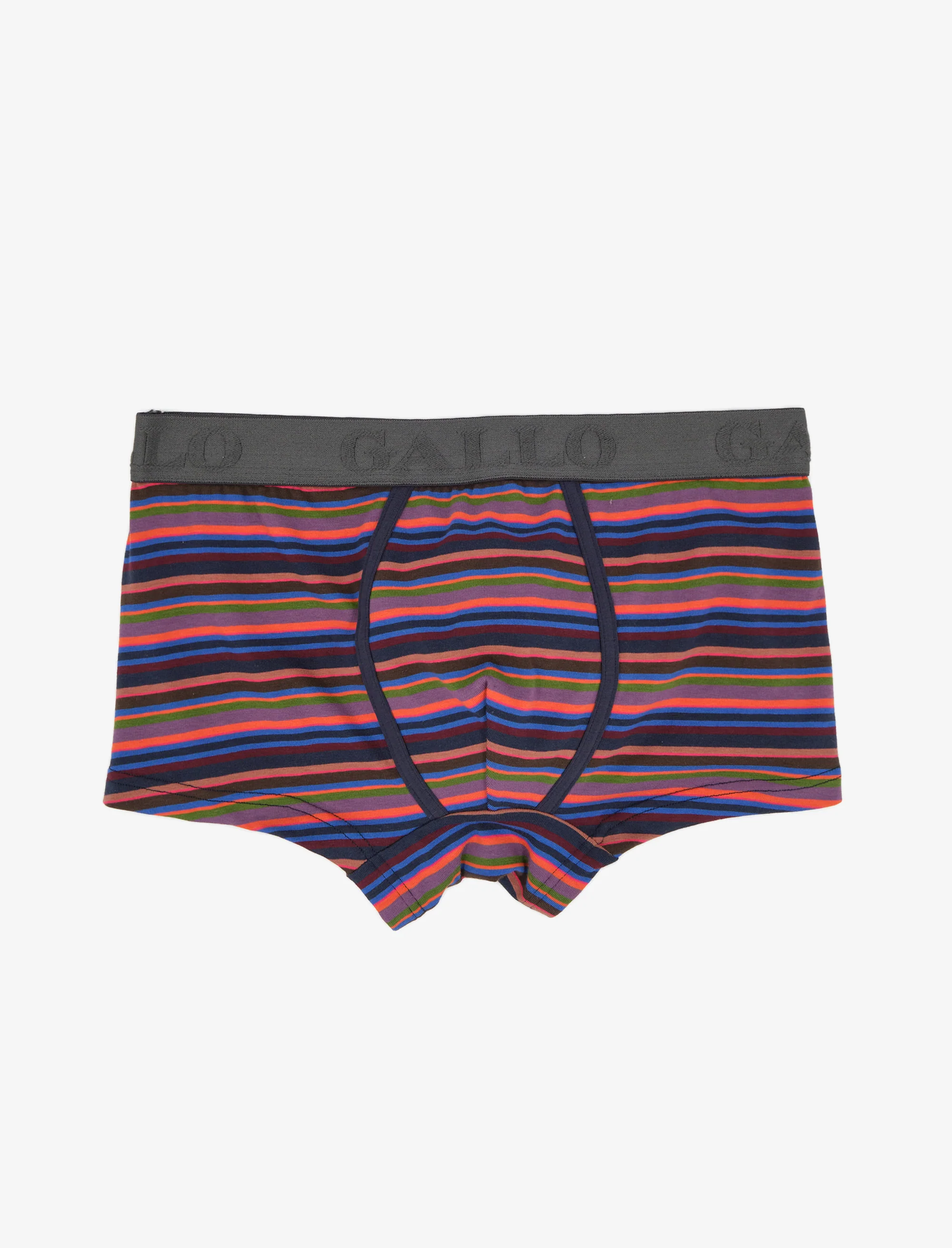 Boxer intimo uomo cotone blu royal righe multicolor