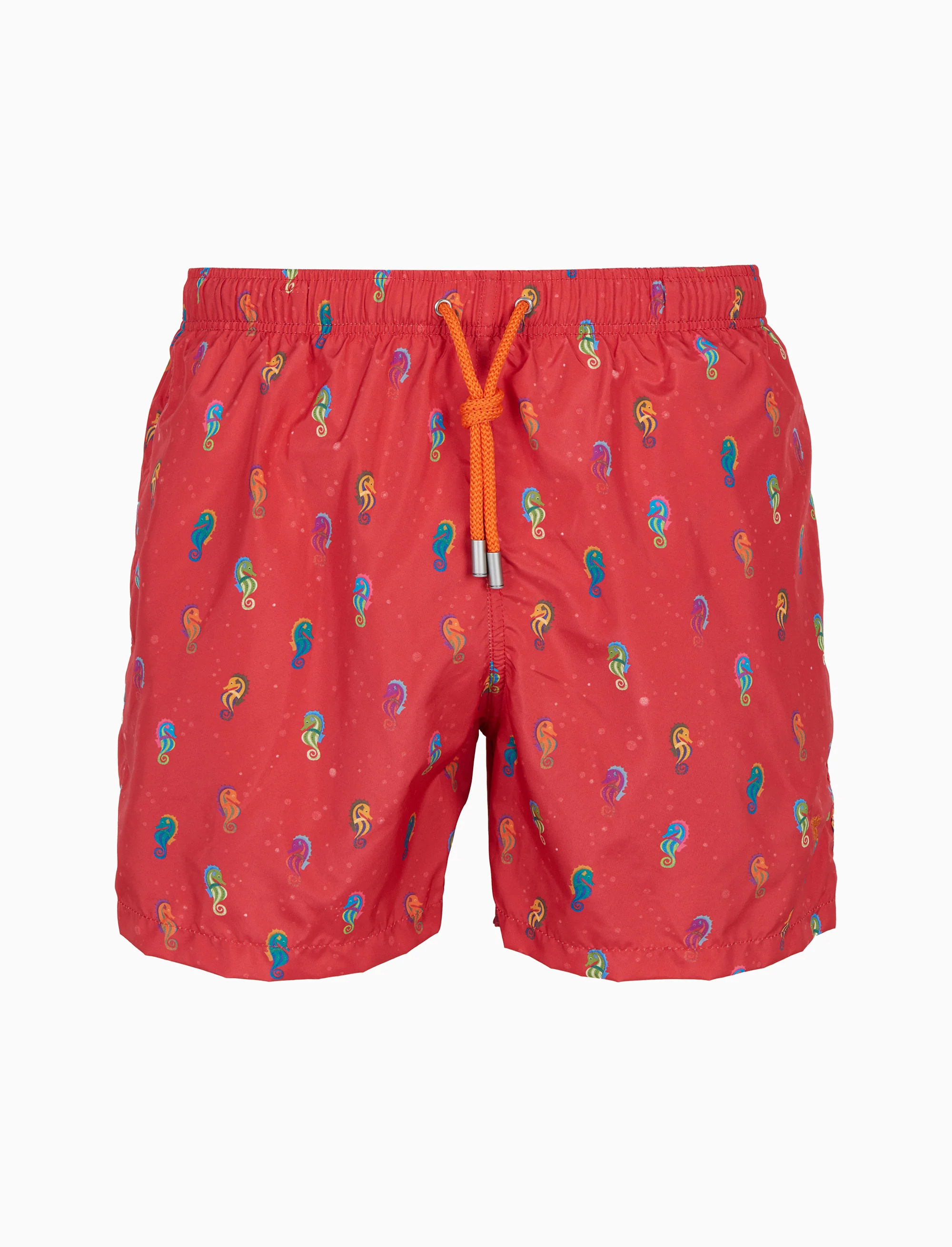 Boxer mare uomo fantasia cavallucci marini su fondo rosso - Image 3
