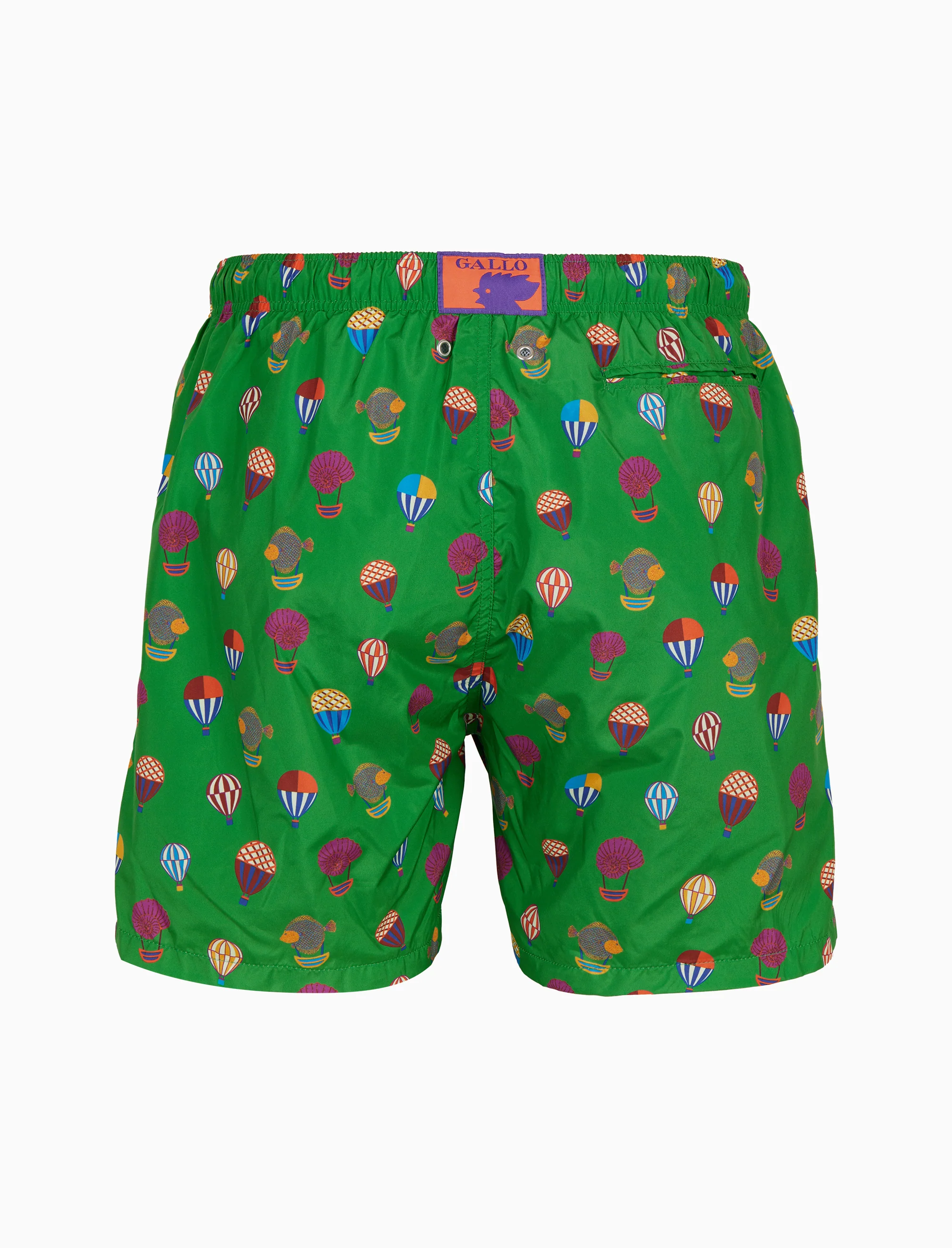 Boxer mare uomo fantasia mongolfiere su fondo su fondo verde - Image 4