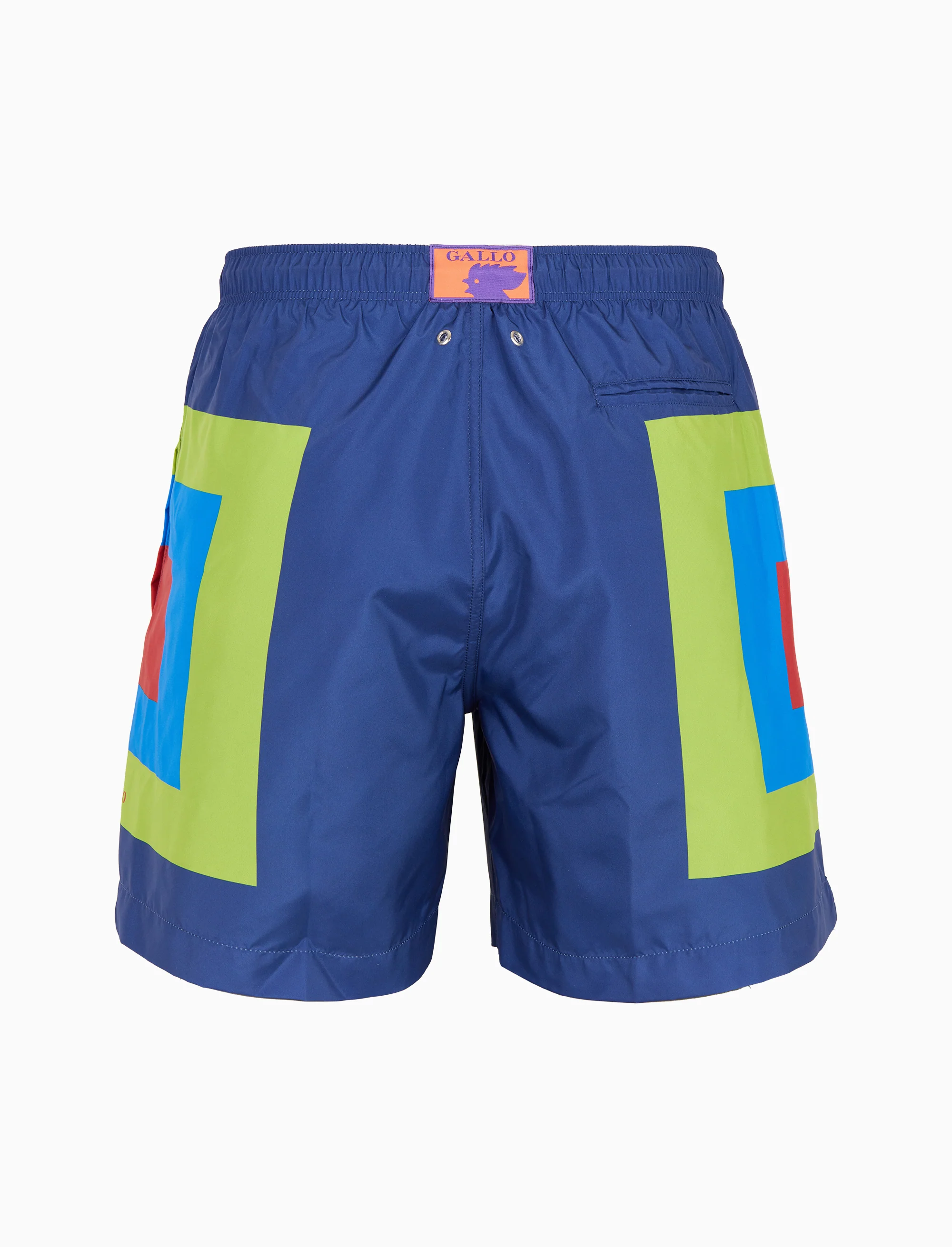 Boxer mare uomo fantasia quadri concentrici blu - Image 4