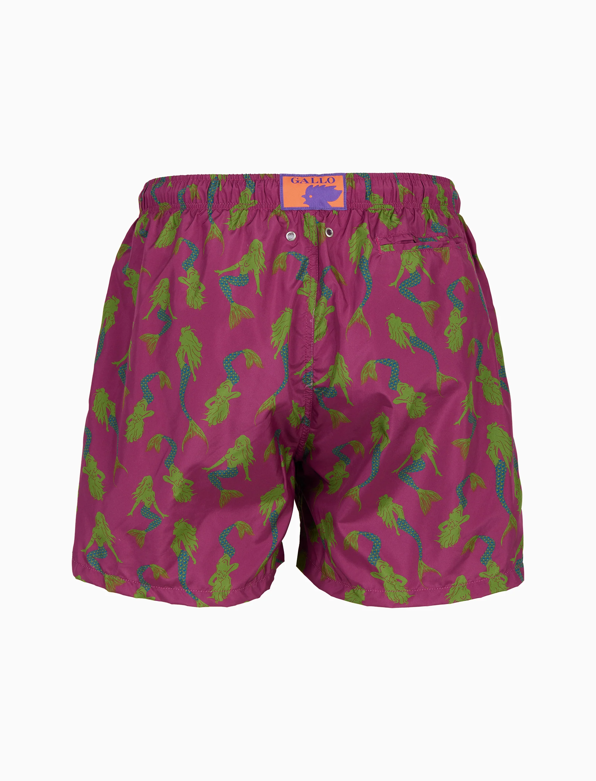 Boxer mare uomo fantasia sirene su fondo fucsia - Image 4