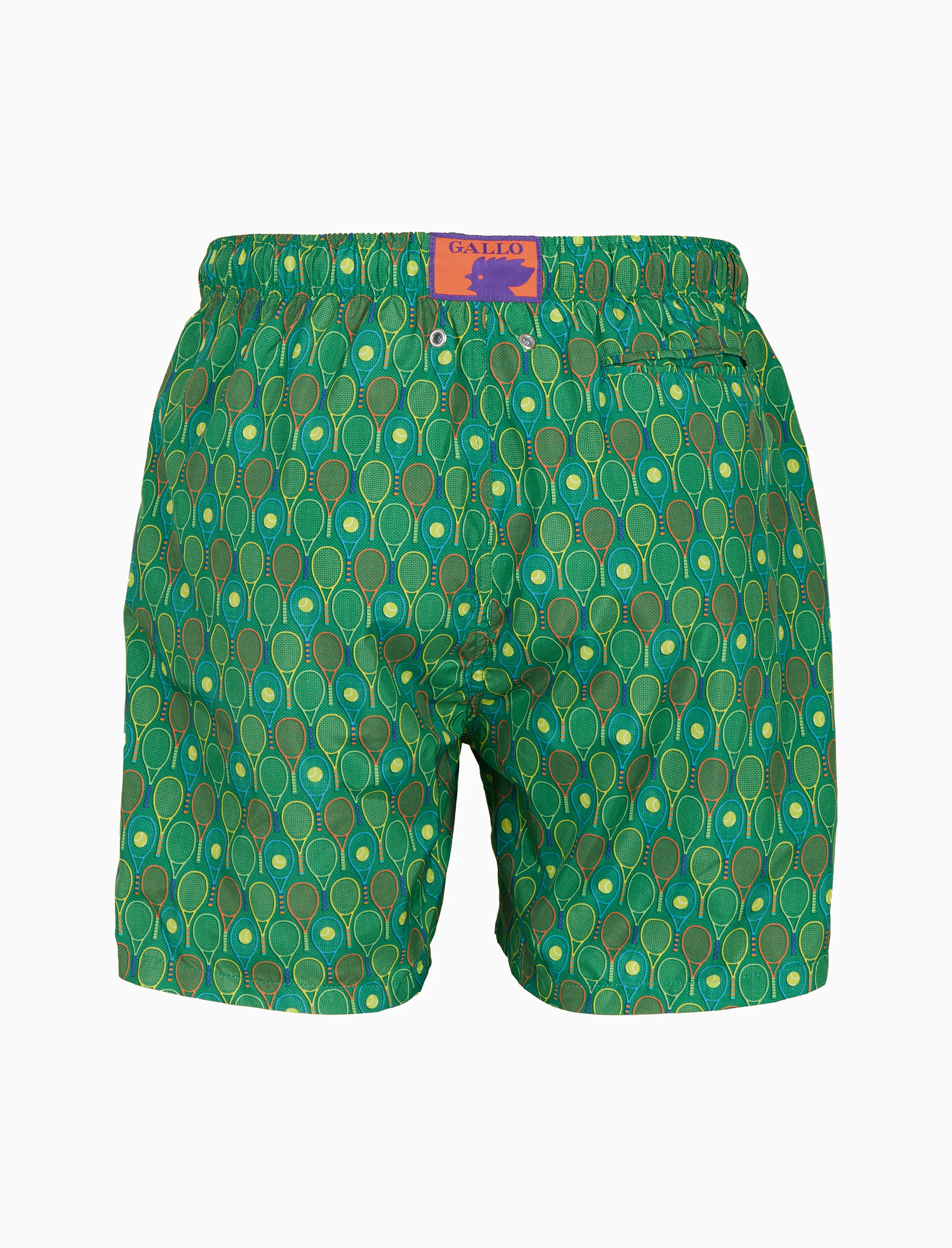 Boxer mare uomo fantasia tennis verde - Image 4