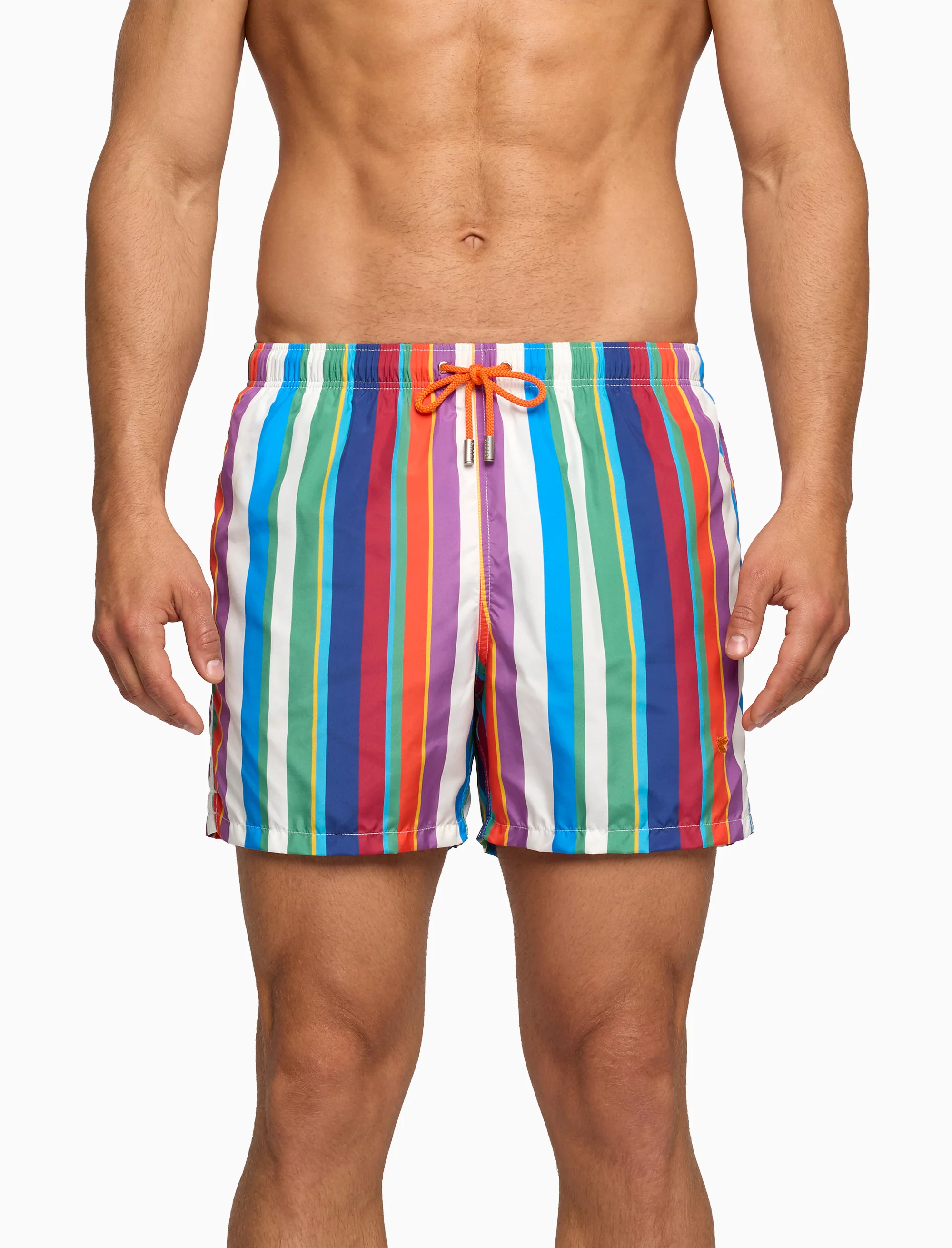 Boxer mare uomo righe multicolor bianco