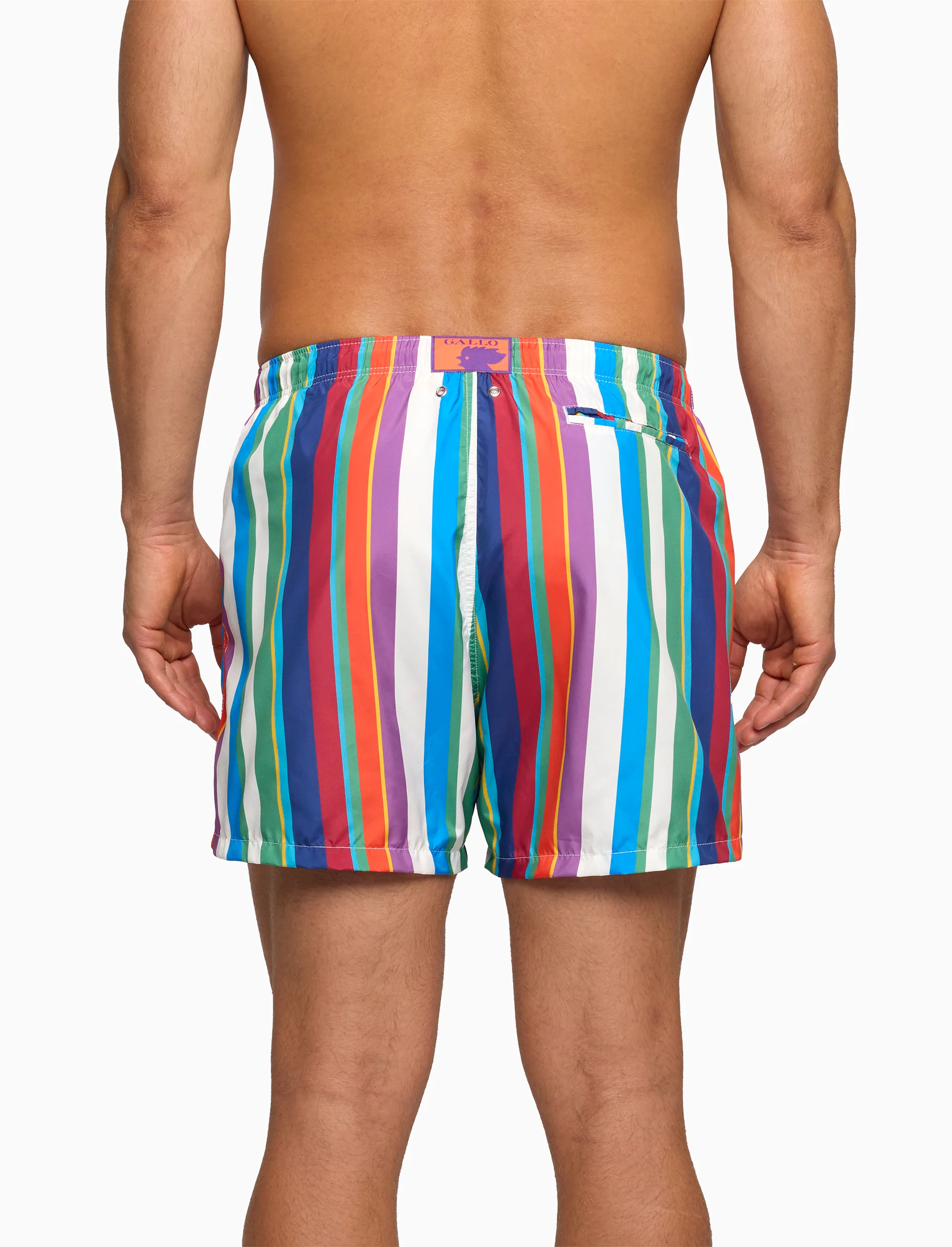 Boxer mare uomo righe multicolor bianco - Image 2