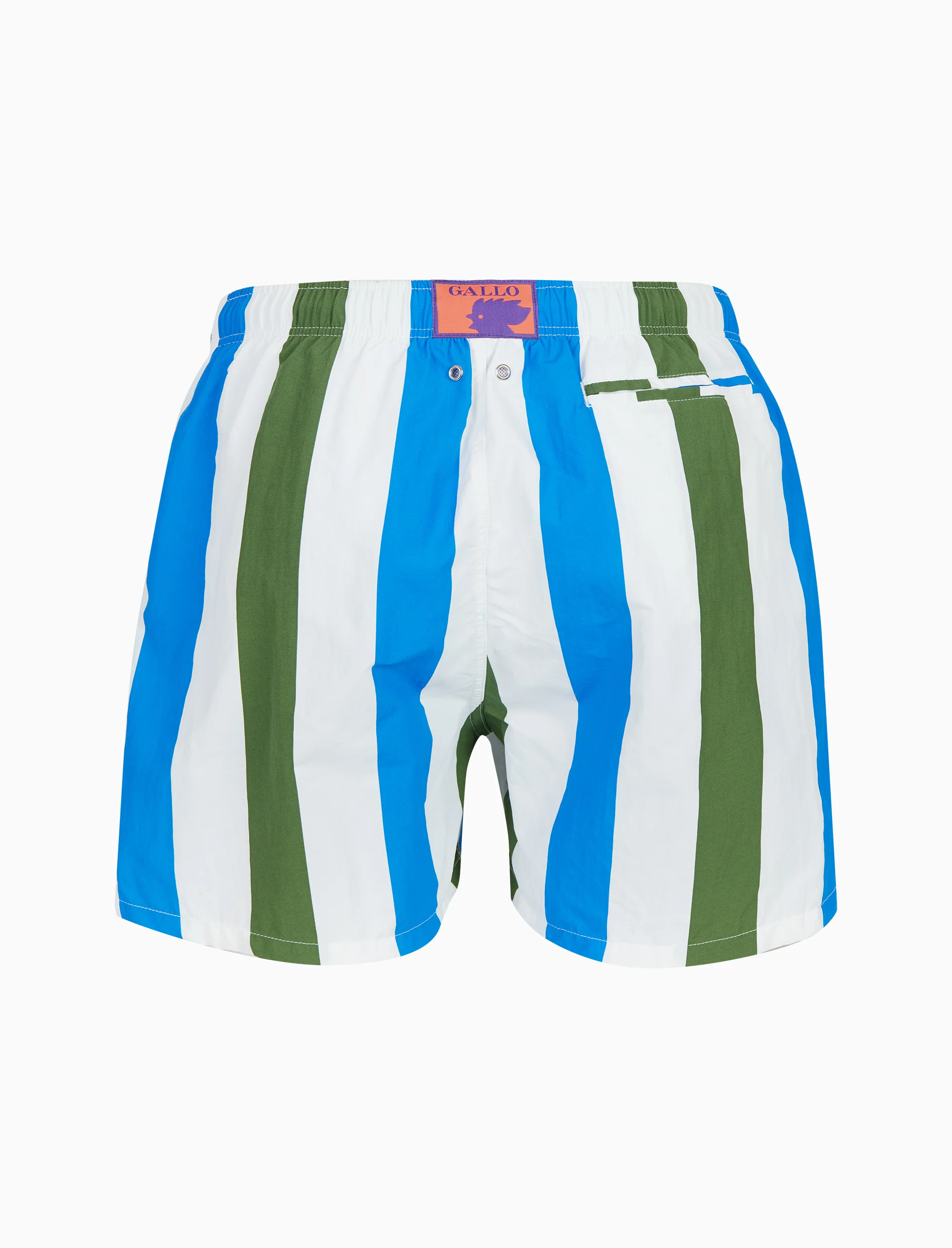 Boxer mare uomo righe tricolor verde - Image 4