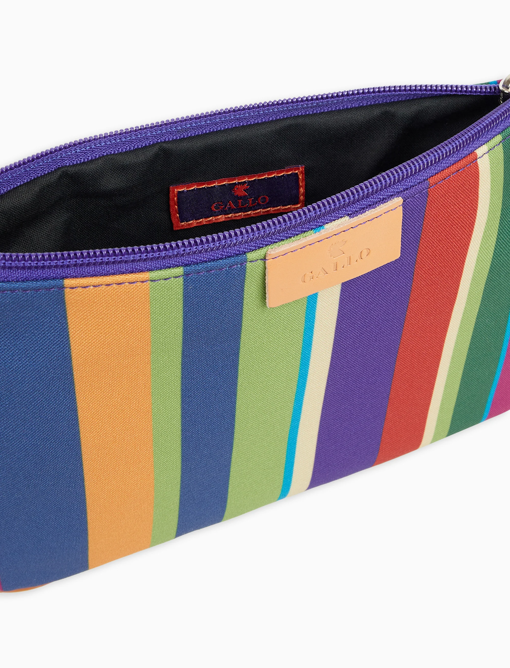 Bustina contemporary unisex blu righe multicolor - Image 2