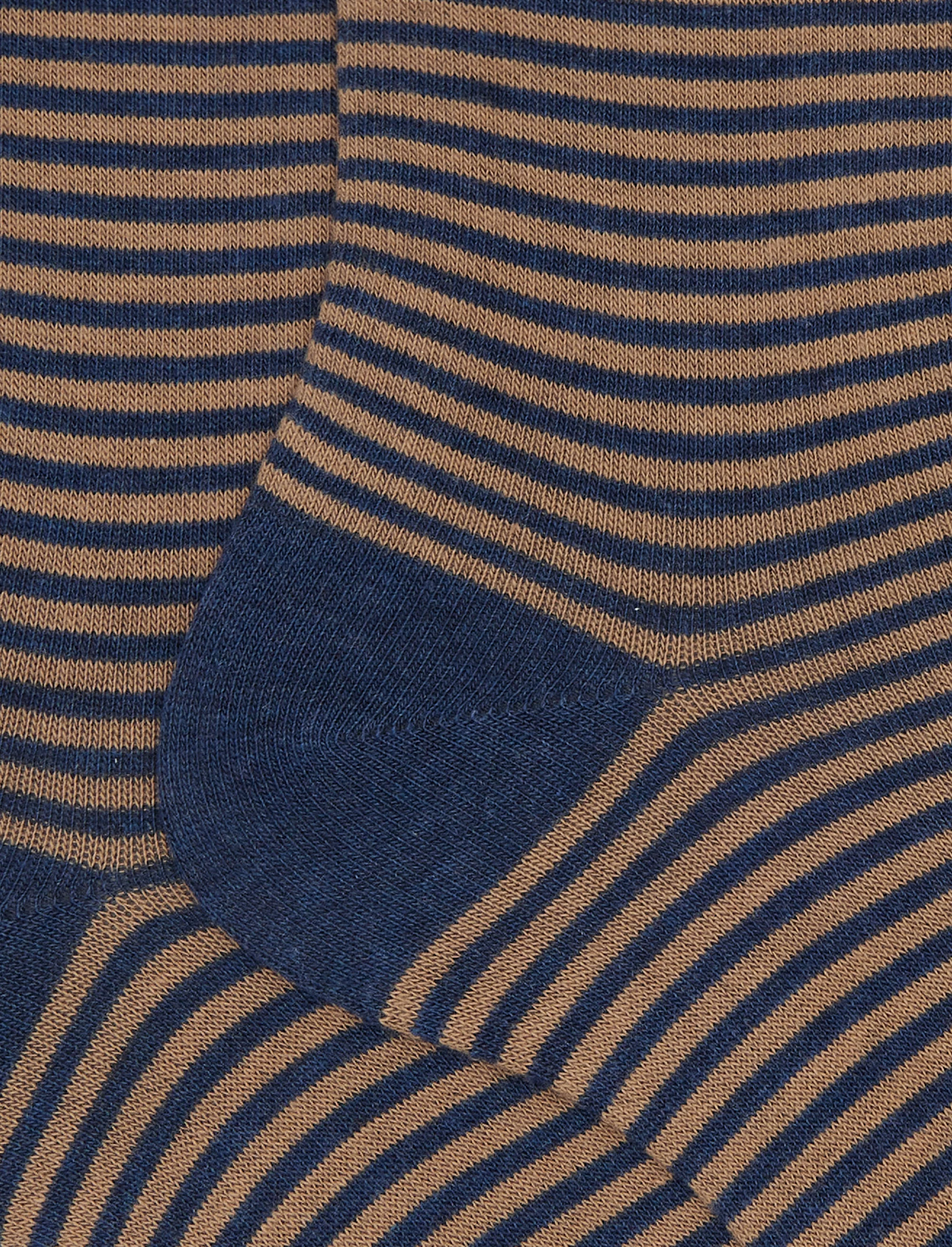 Calze corte donna cotone blu righe windsor - Image 2