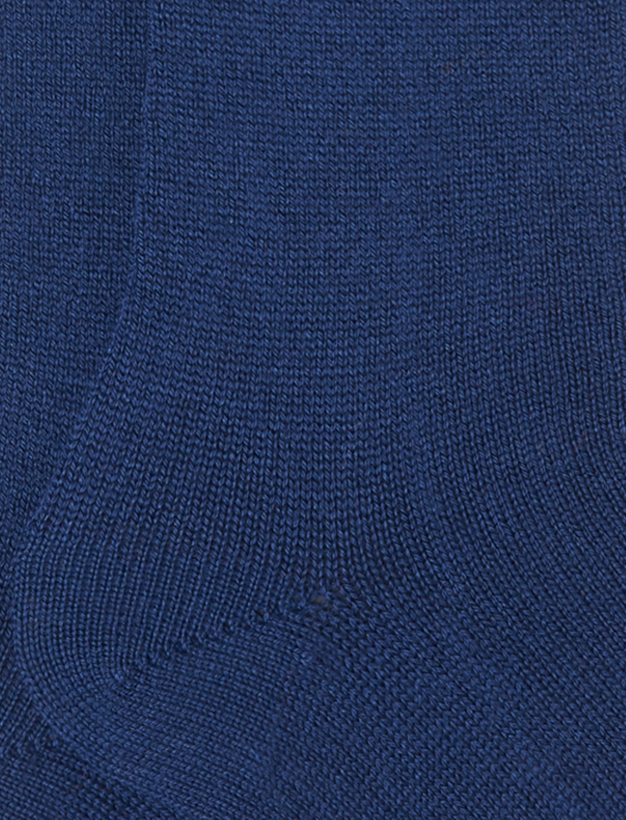 Calze corte donna lana, seta e cashmere royal tinta unita - Image 3