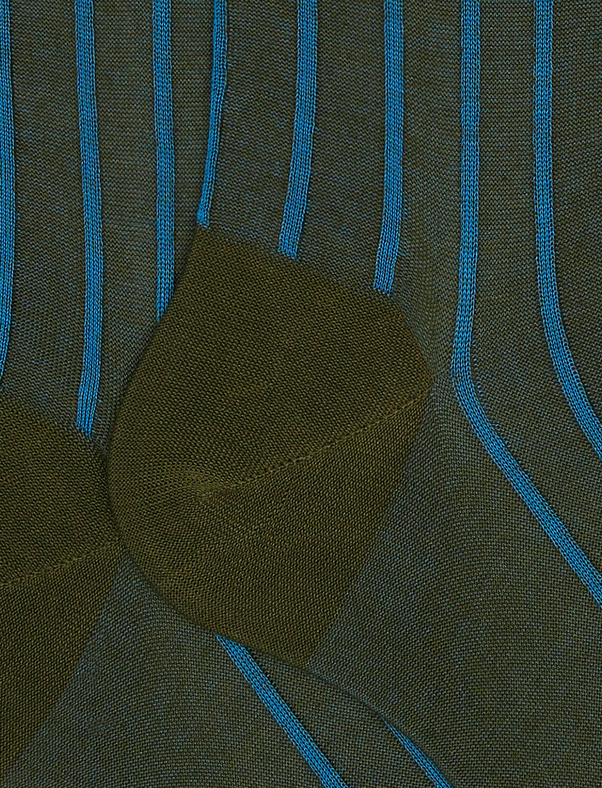 Calze corte uomo cotone militare twin rib spaziata - Image 2