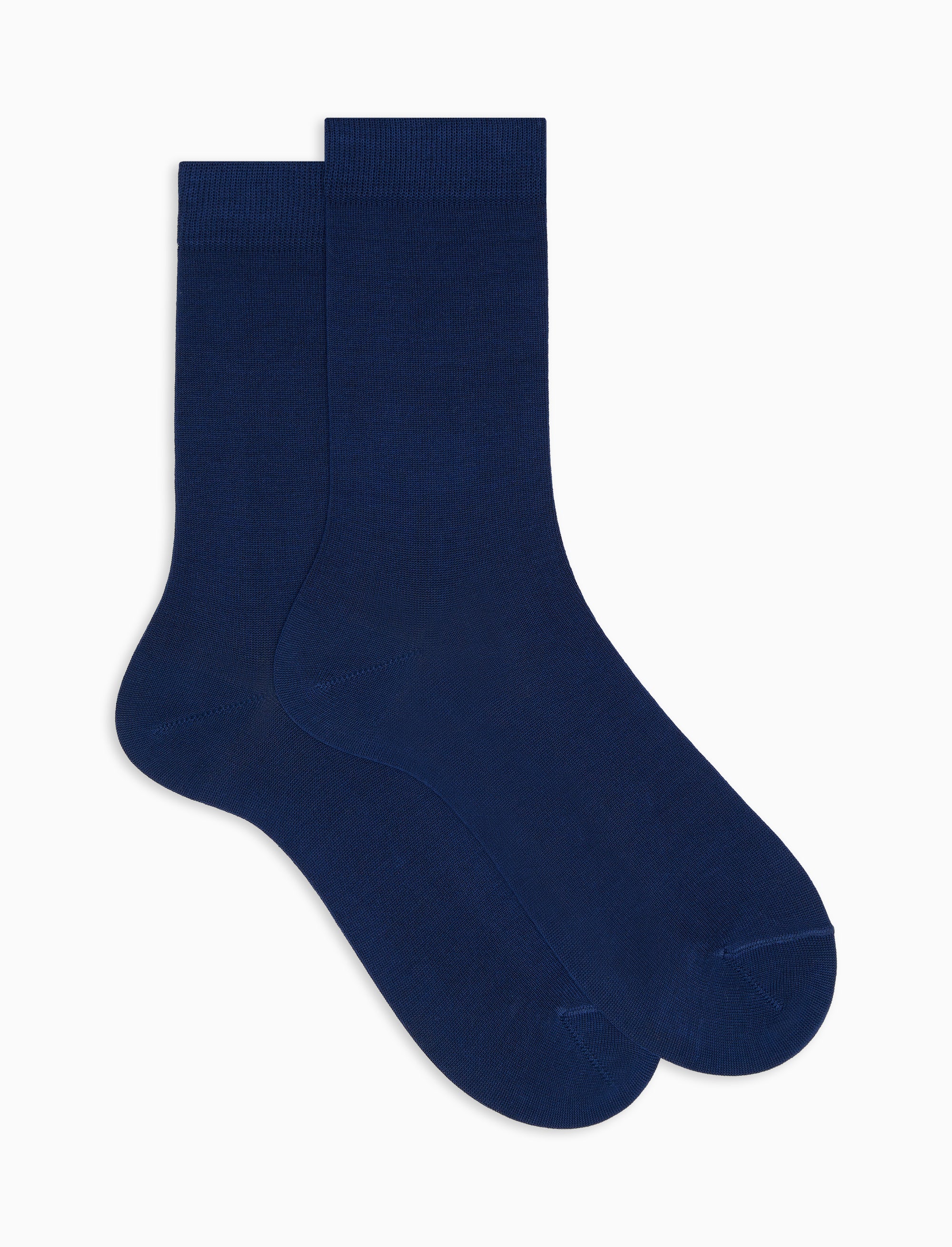 Calze corte uomo cotone tinta unita blu