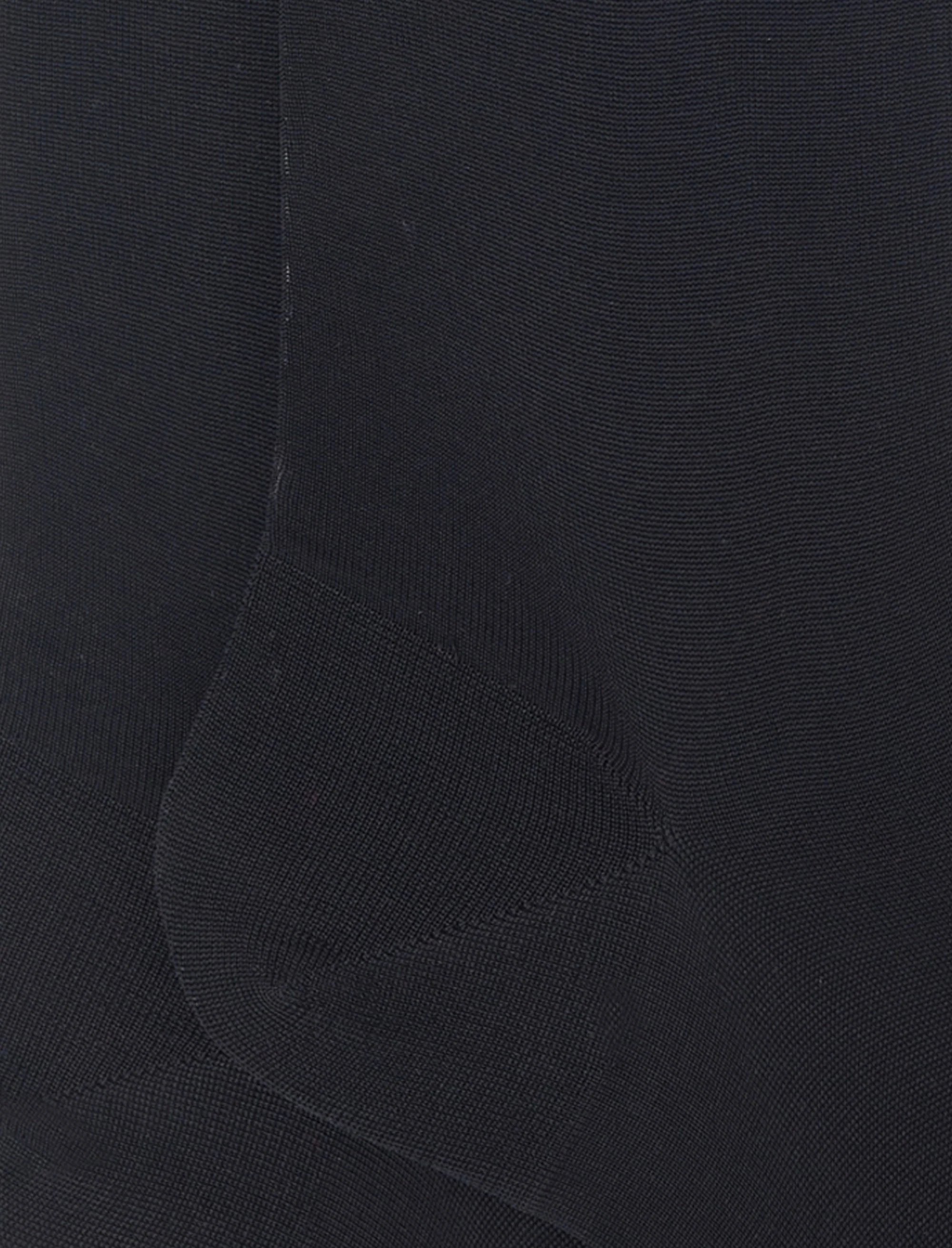 Calze corte uomo cotone tinta unita nero - Image 3