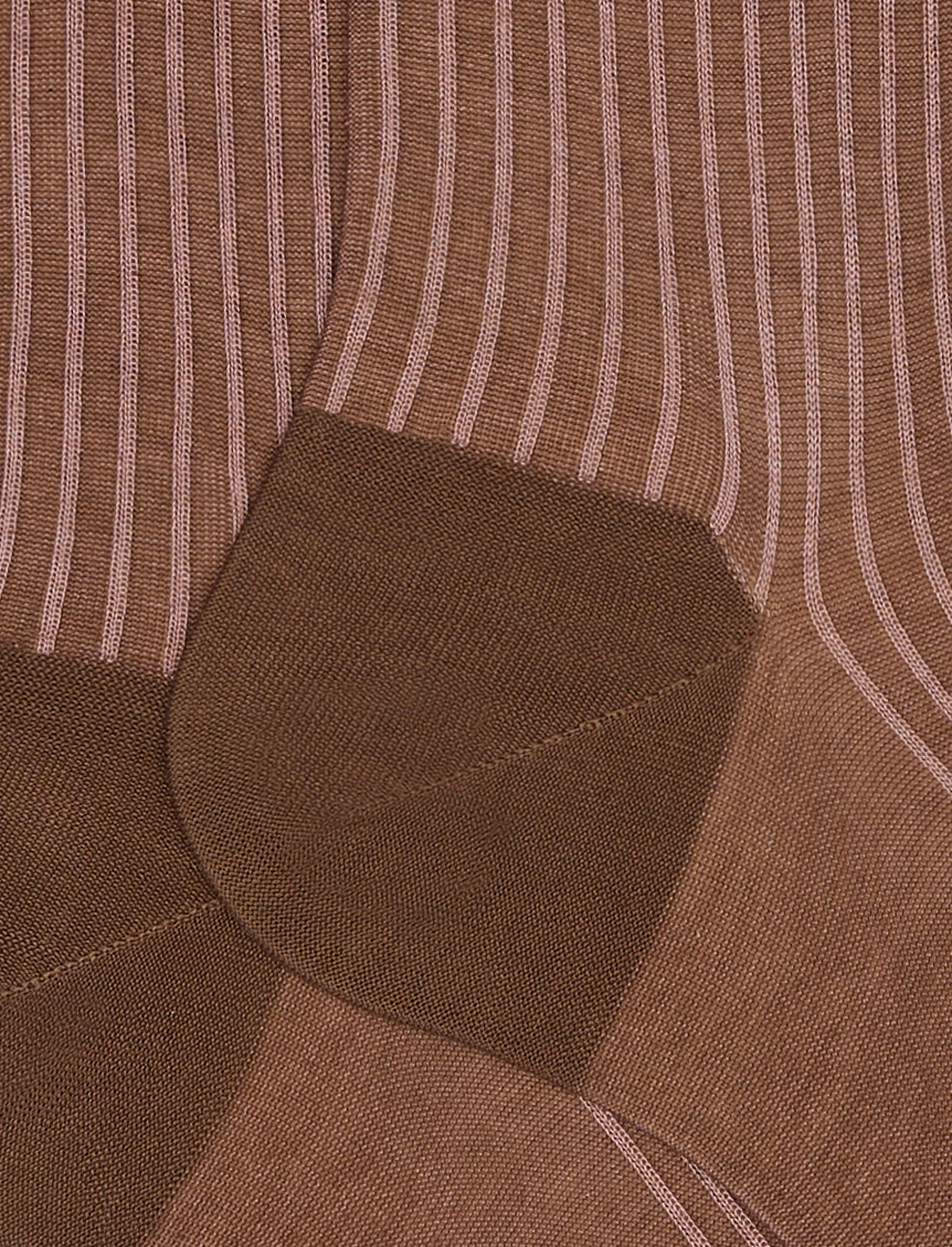 Calze corte uomo cotone tortora twin rib - Image 2