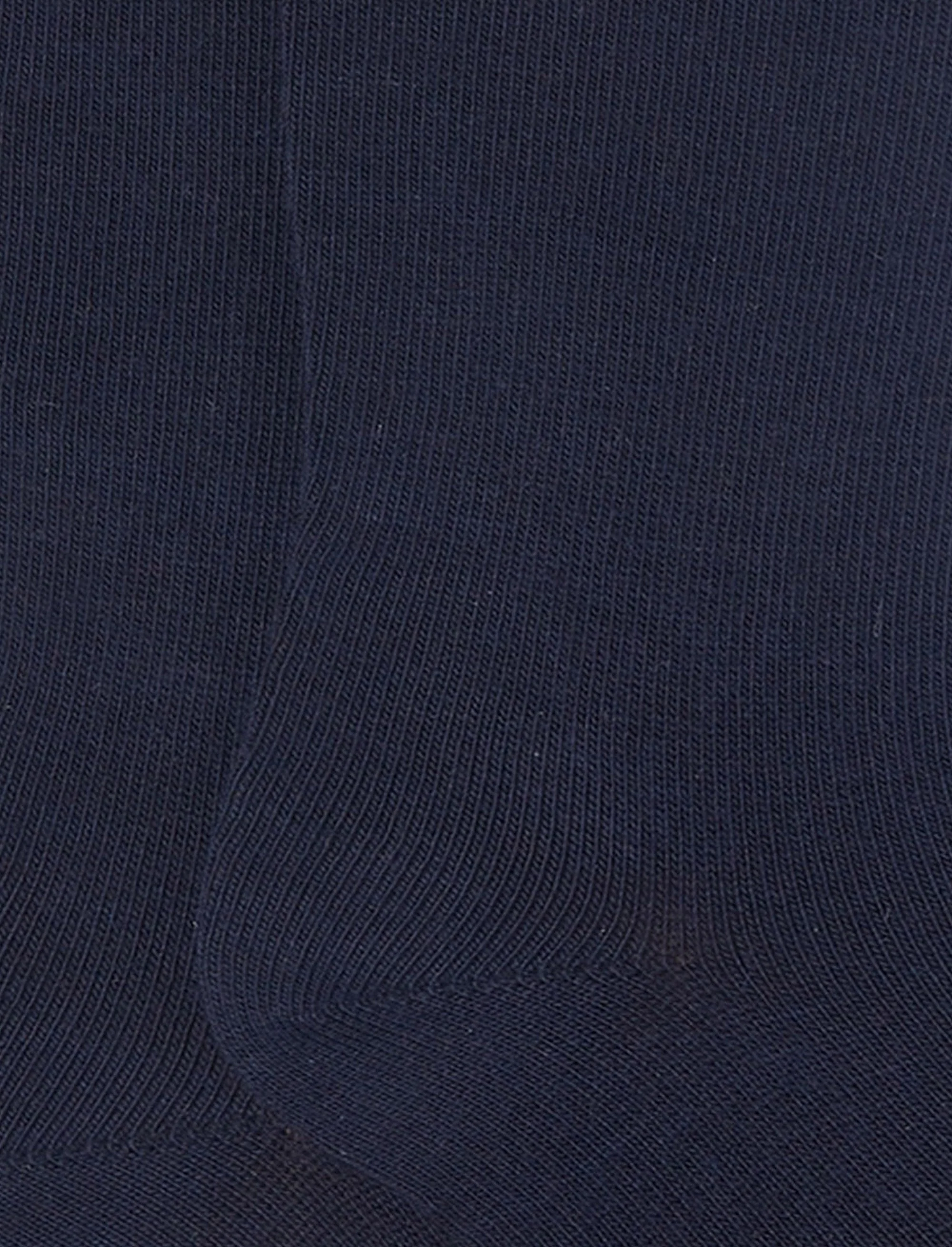 Calze lunghe bambino cotone blu tinta unita - Image 3