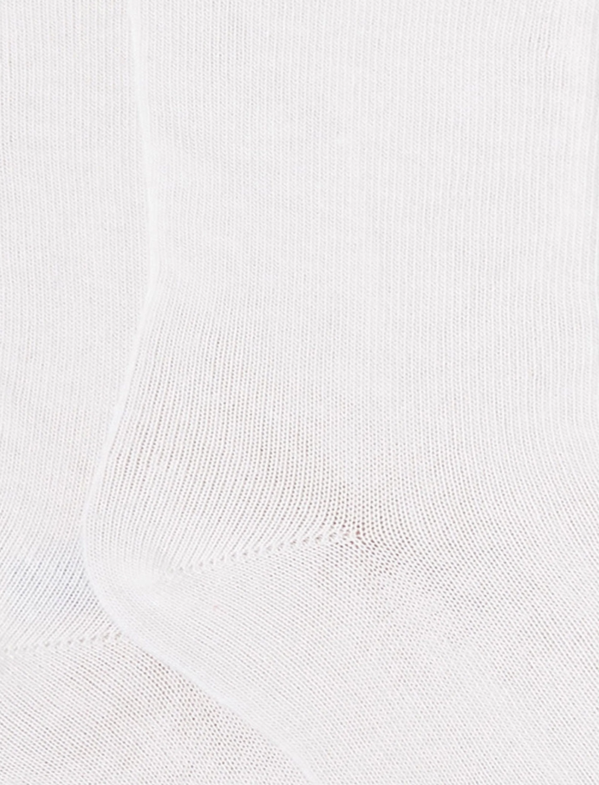 Calze lunghe bambino cotone latte tinta unita - Image 3