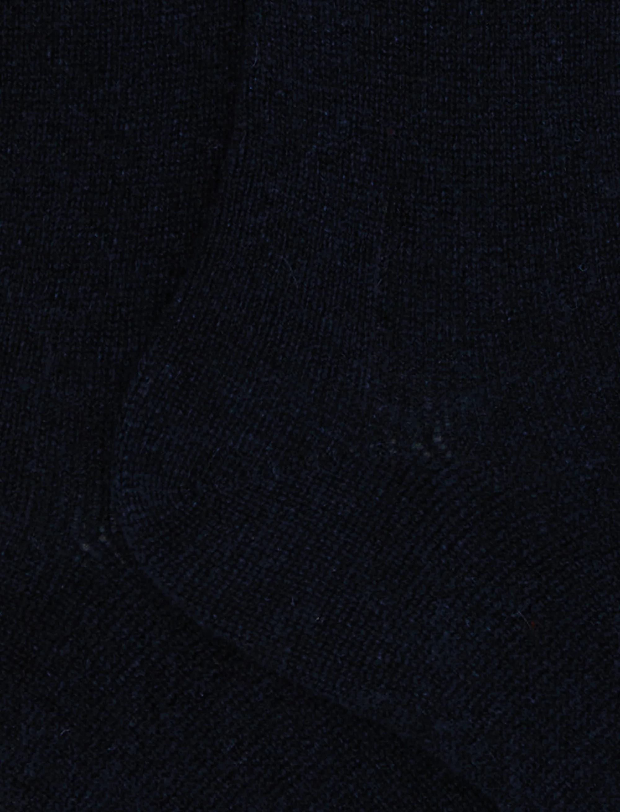Calze lunghe donna cashmere blu tinta unita - Image 2