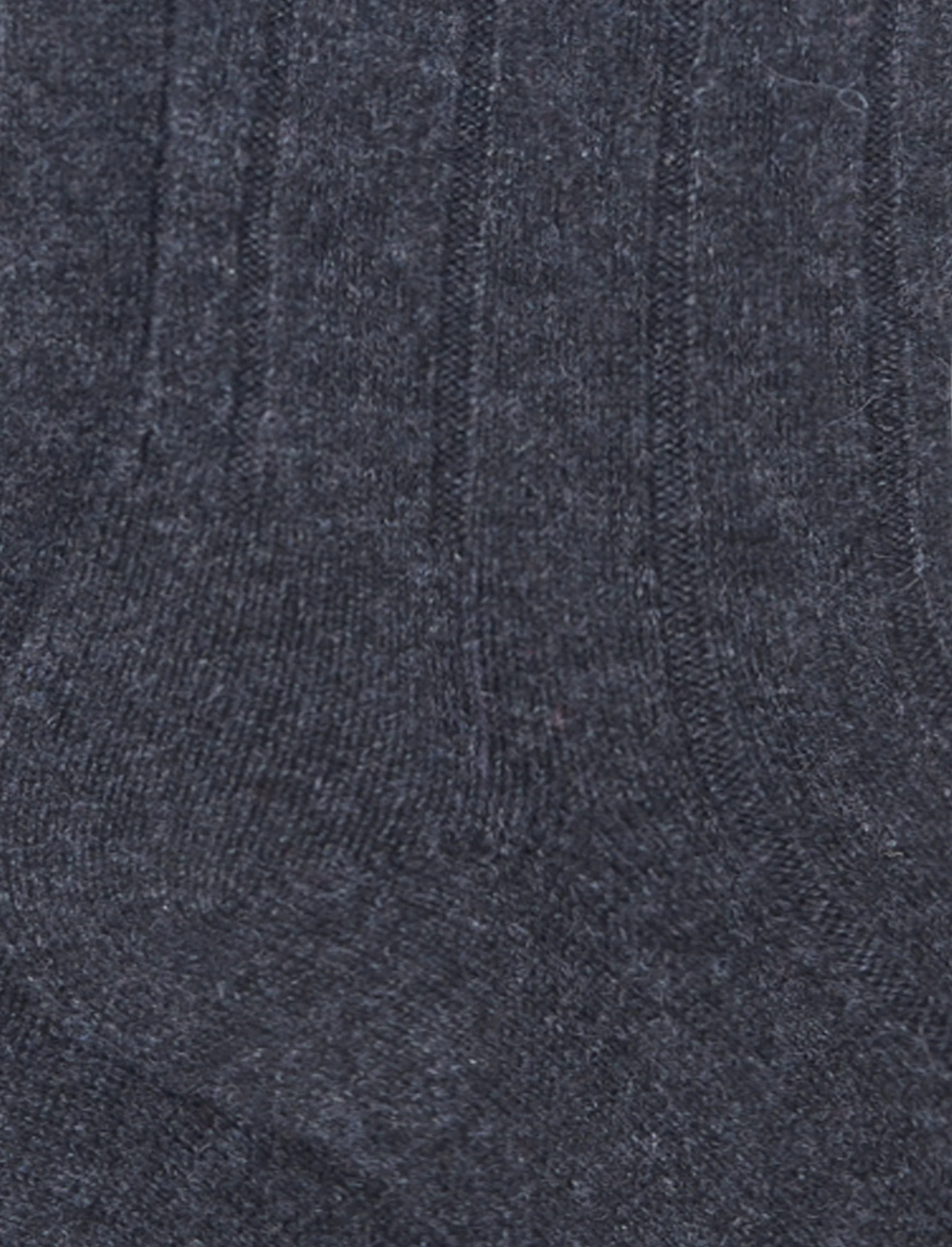 Calze lunghe donna cashmere grigio costa tinta unita - Image 3