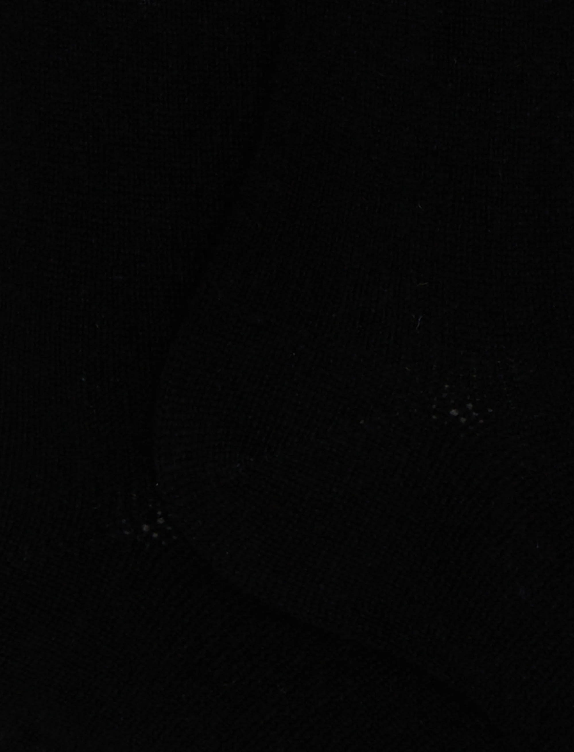 Calze lunghe donna cashmere nero tinta unita - Image 4