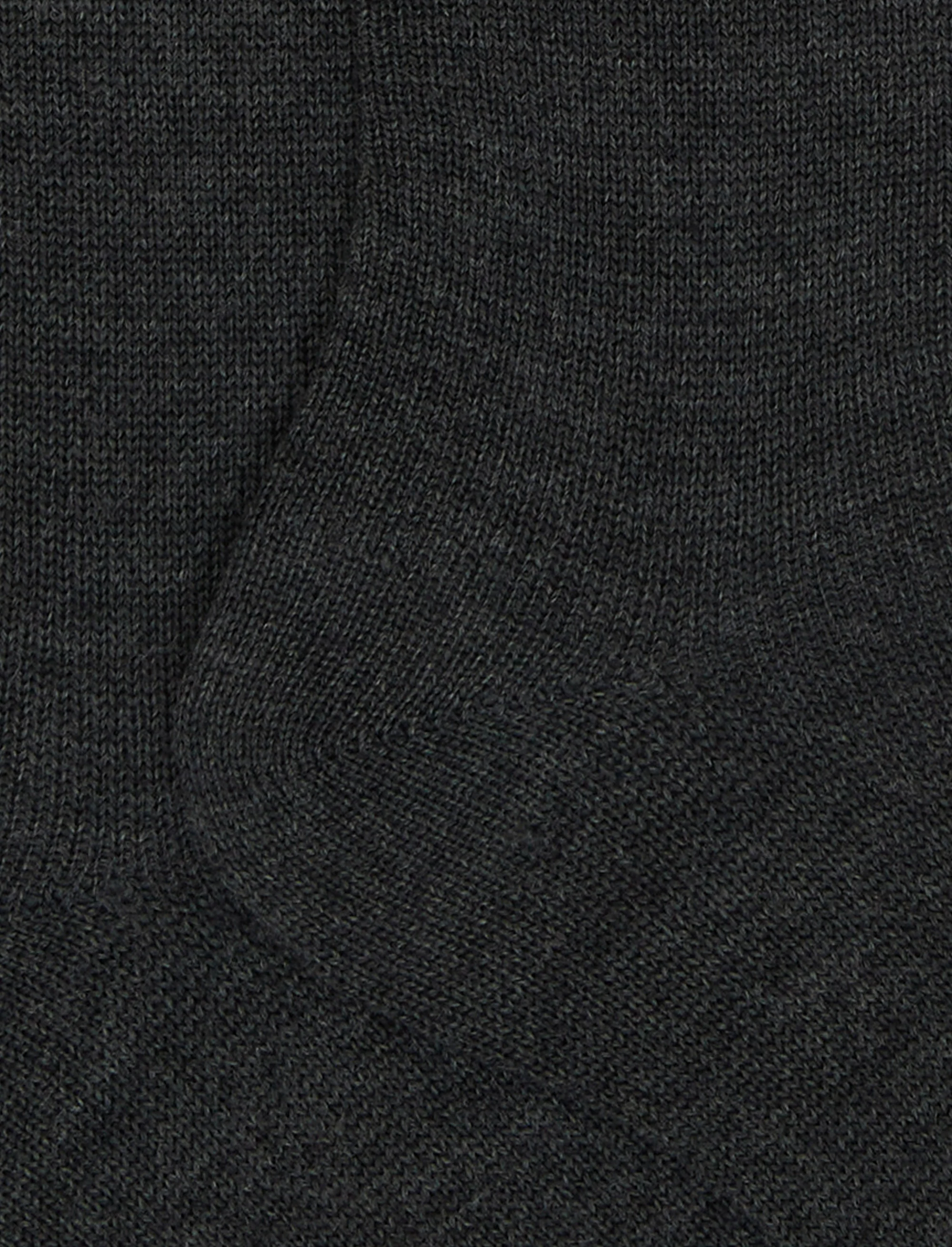 Calze lunghe donna lana, seta e cashmere antracite tinta unita - Image 4