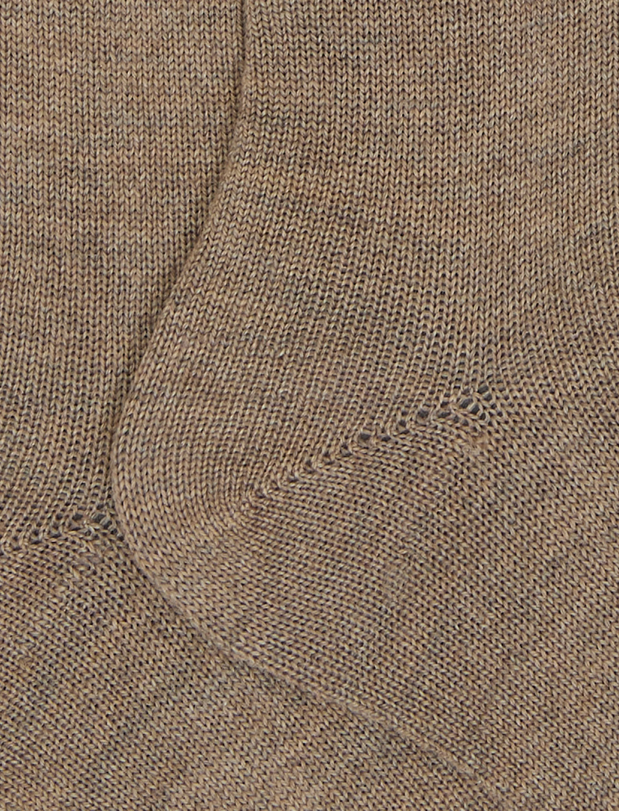 Calze lunghe donna lana, seta e cashmere glacé tinta unita - Image 4