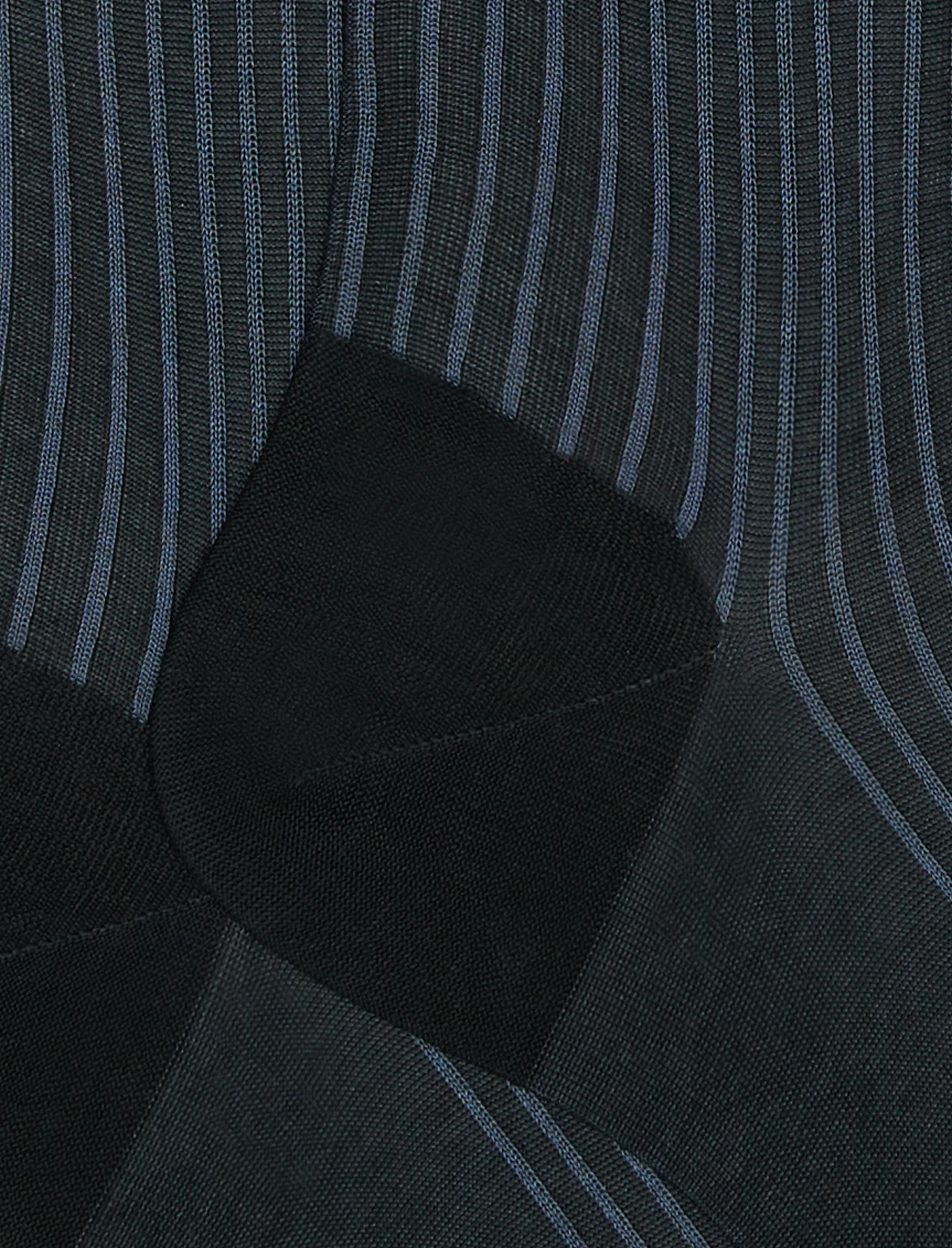Calze lunghe uomo cotone antracite twin rib - Image 4