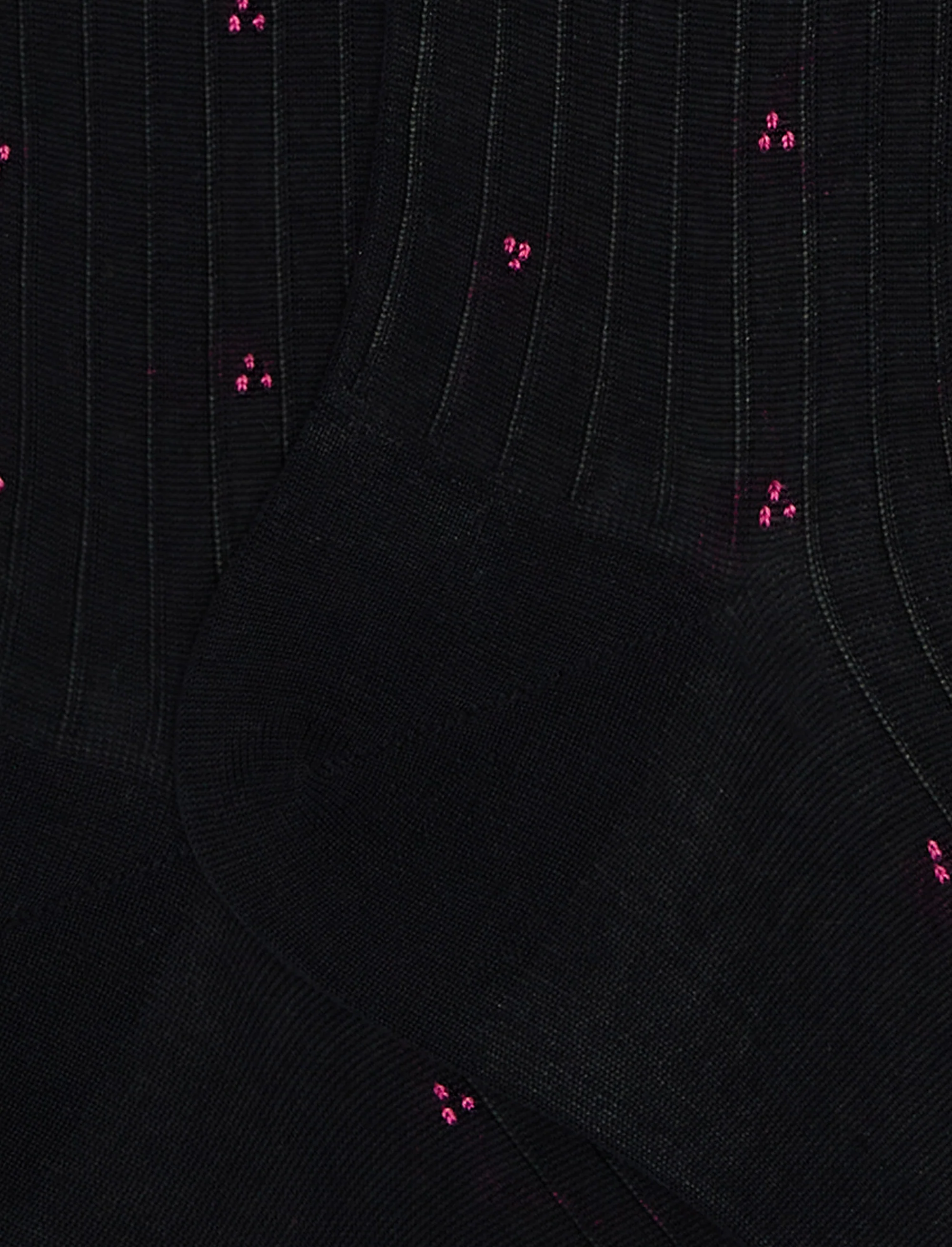 Calze lunghe uomo cotone blu ricamate - Image 4