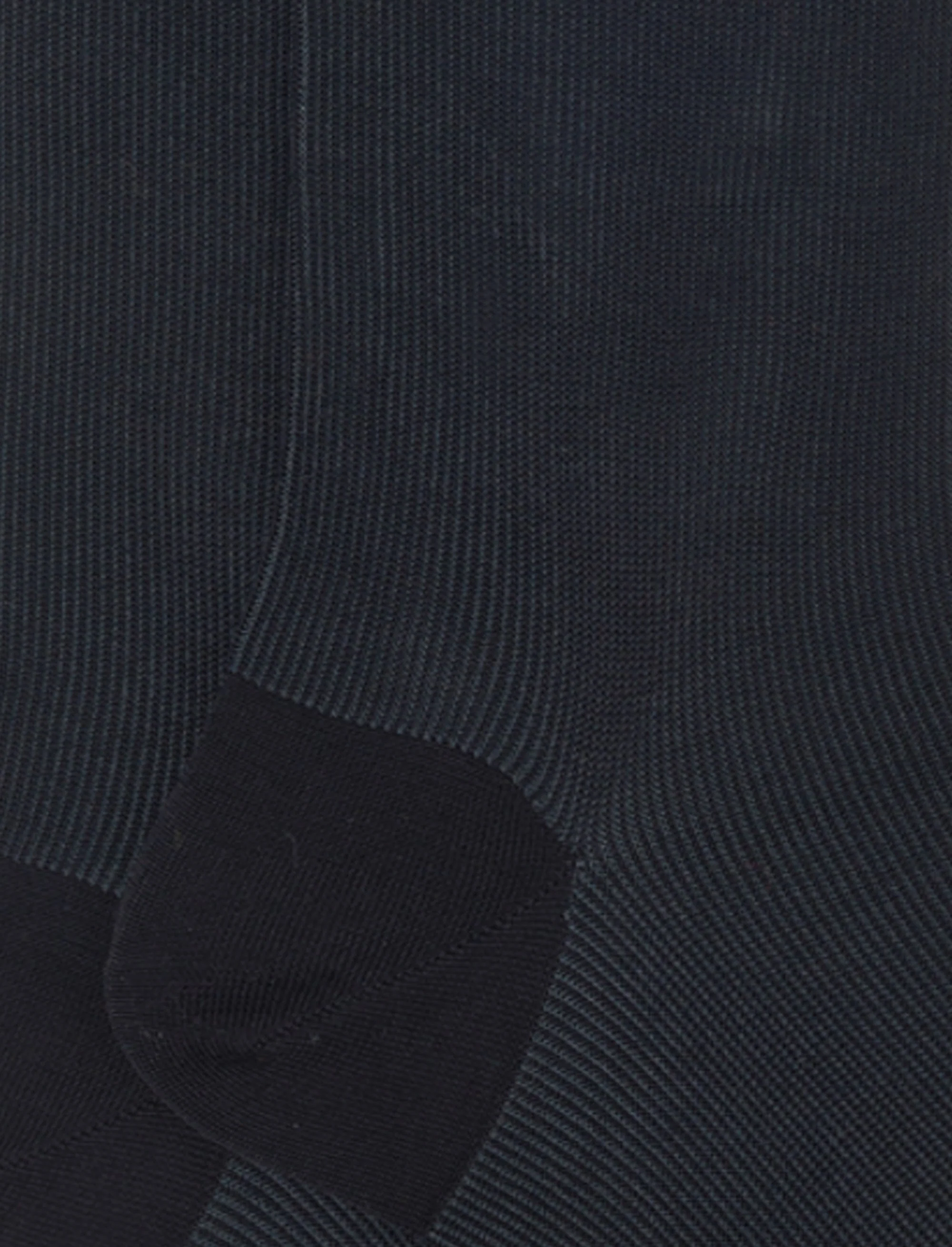Calze lunghe uomo cotone nero fantasia perlage - Image 3