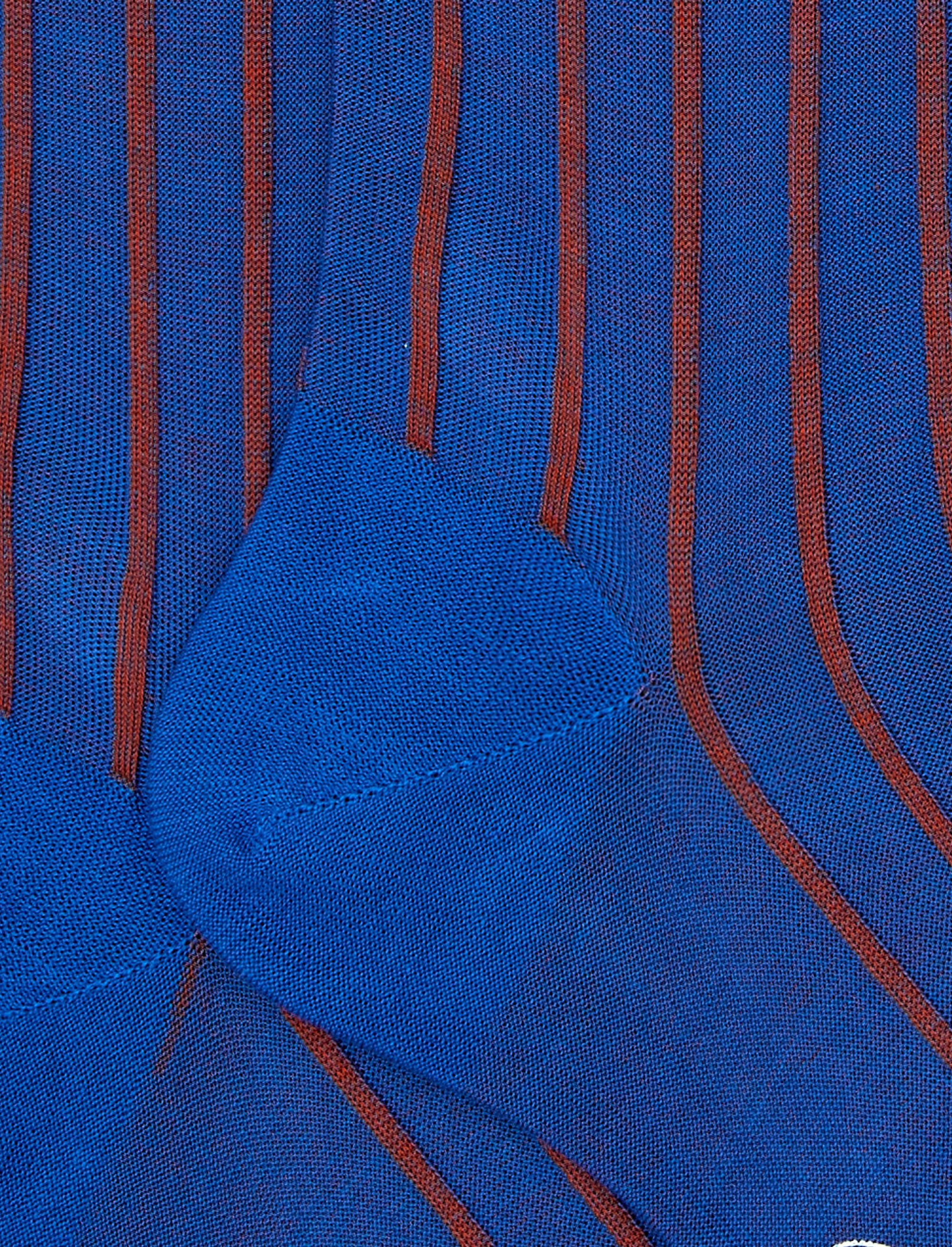 Calze lunghe uomo cotone pervinca twin rib spaziata - Image 2