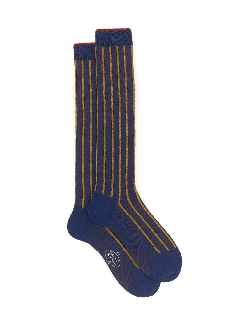 Calze lunghe uomo cotone royal twin rib spaziata - Image 4