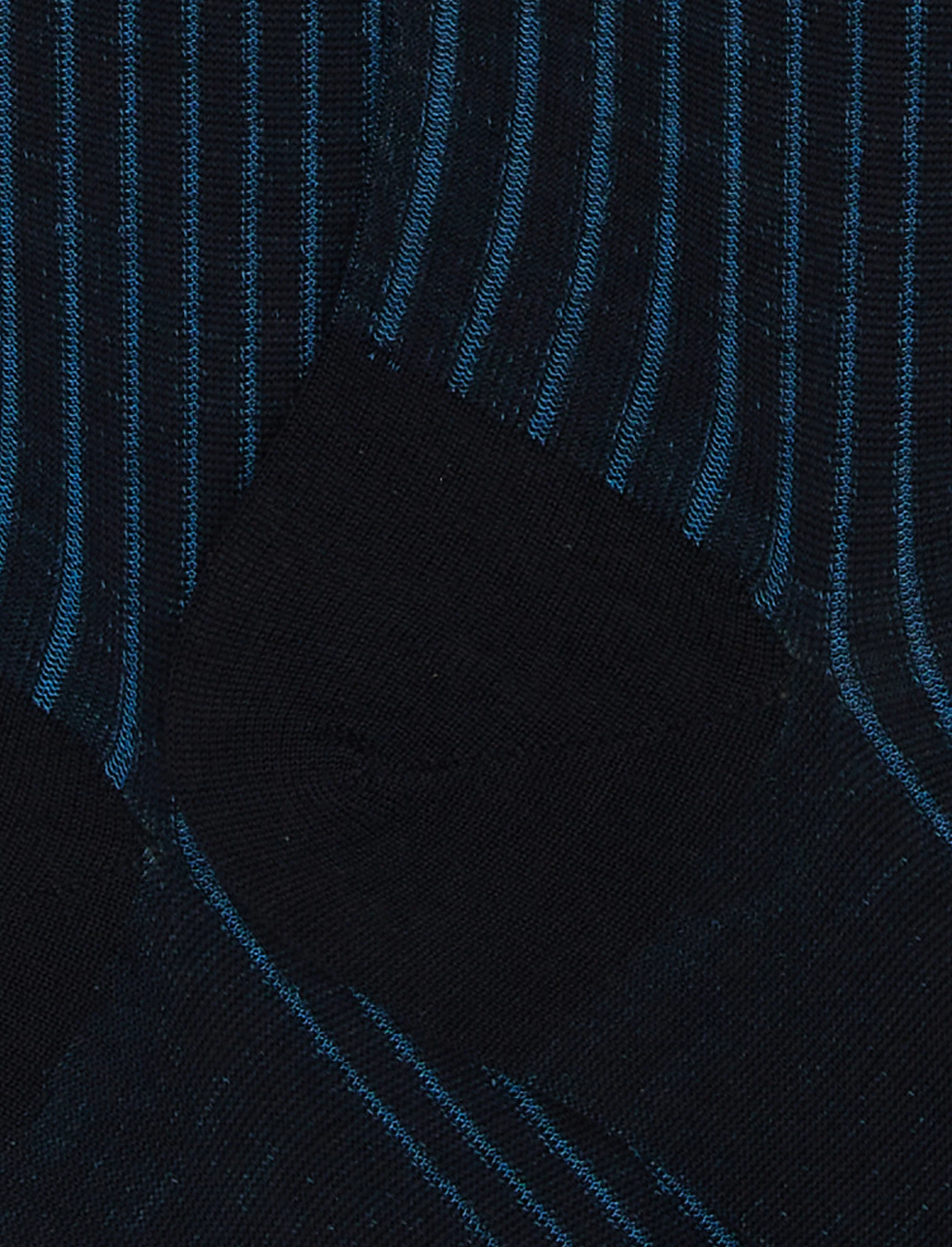 Calze lunghe uomo lana e cotone blu/egeo vanisé - Image 4