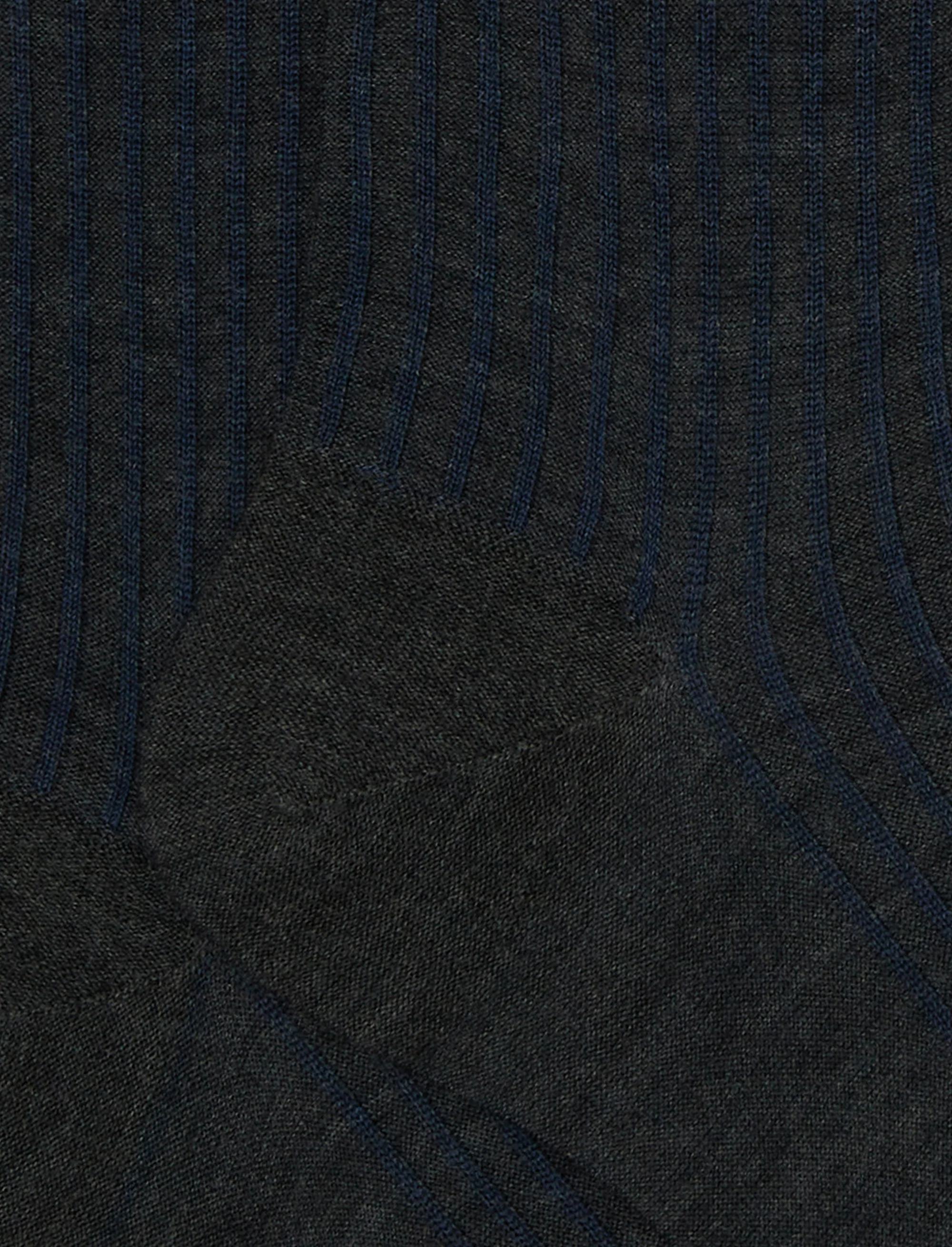 Calze lunghe uomo lana e cotone ferro twin rib - Image 4