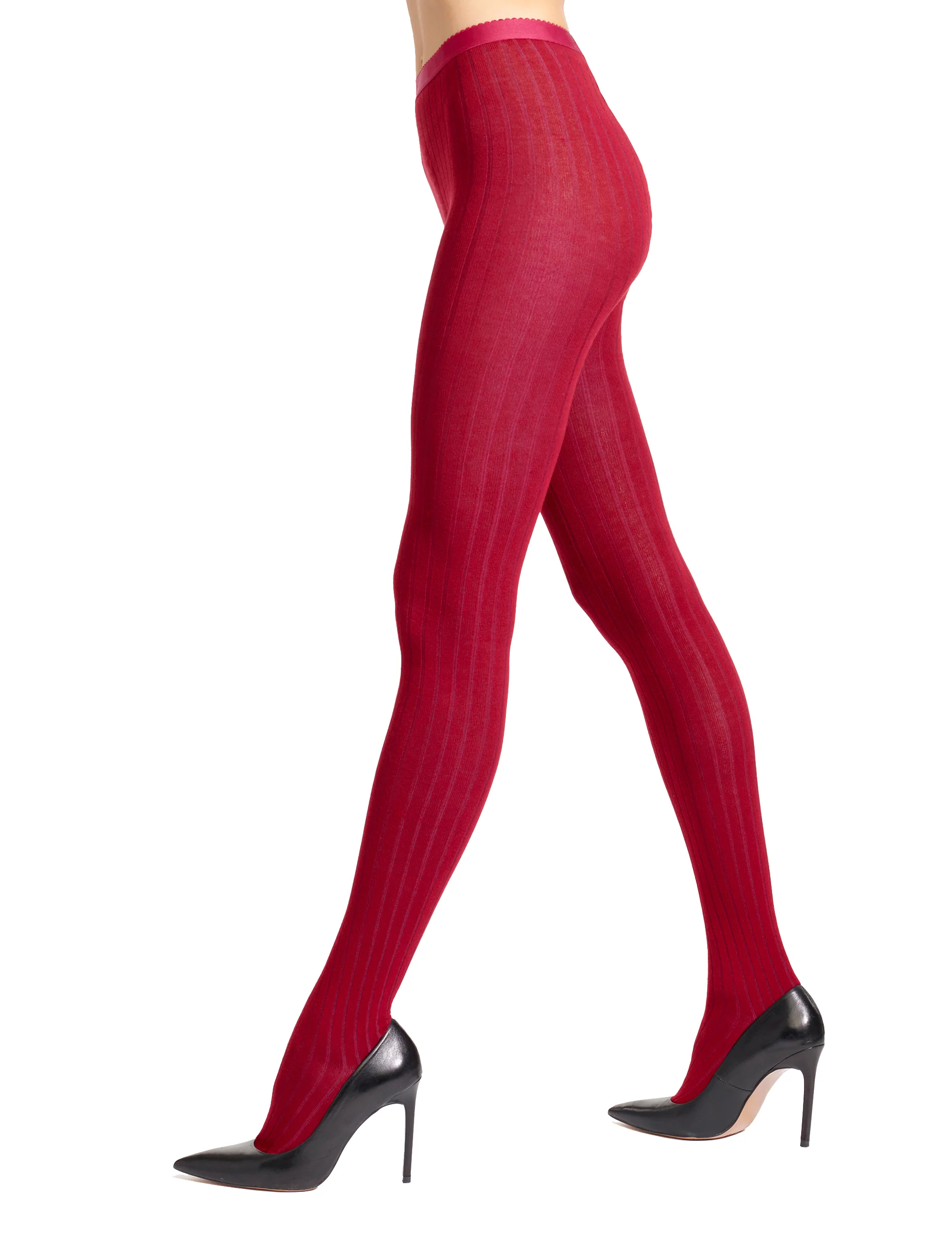 Collant donna cotone bordò vanisé