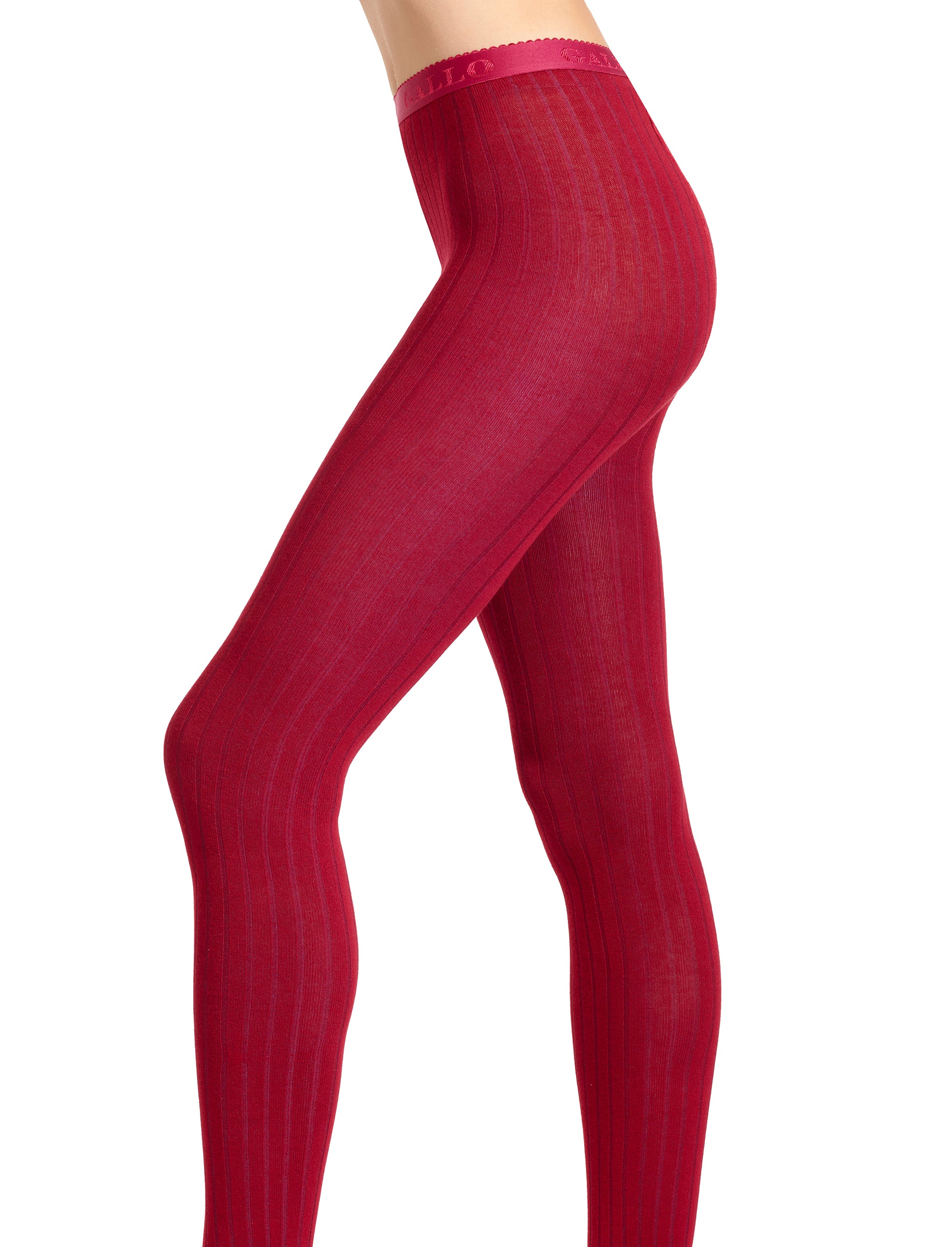 Collant donna cotone bordò vanisé - Image 2