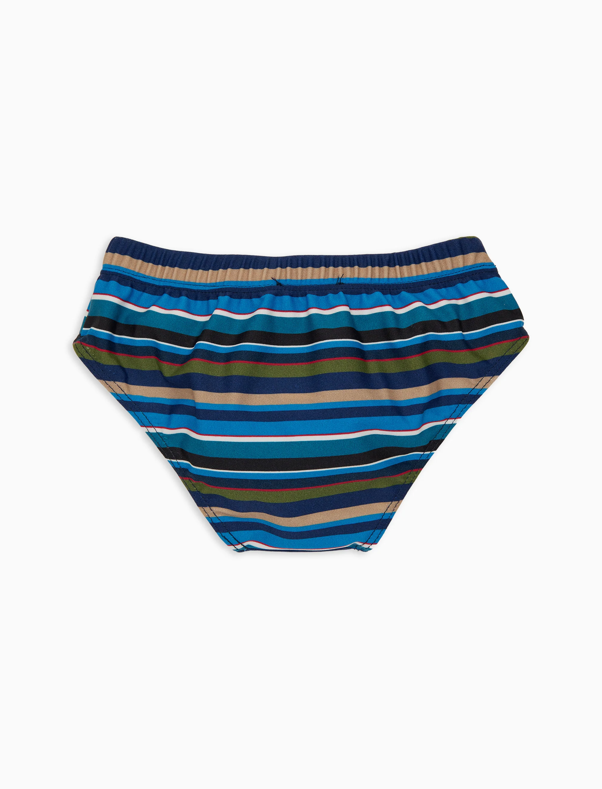 Costume slip bambino righe multicolor blu - Image 2