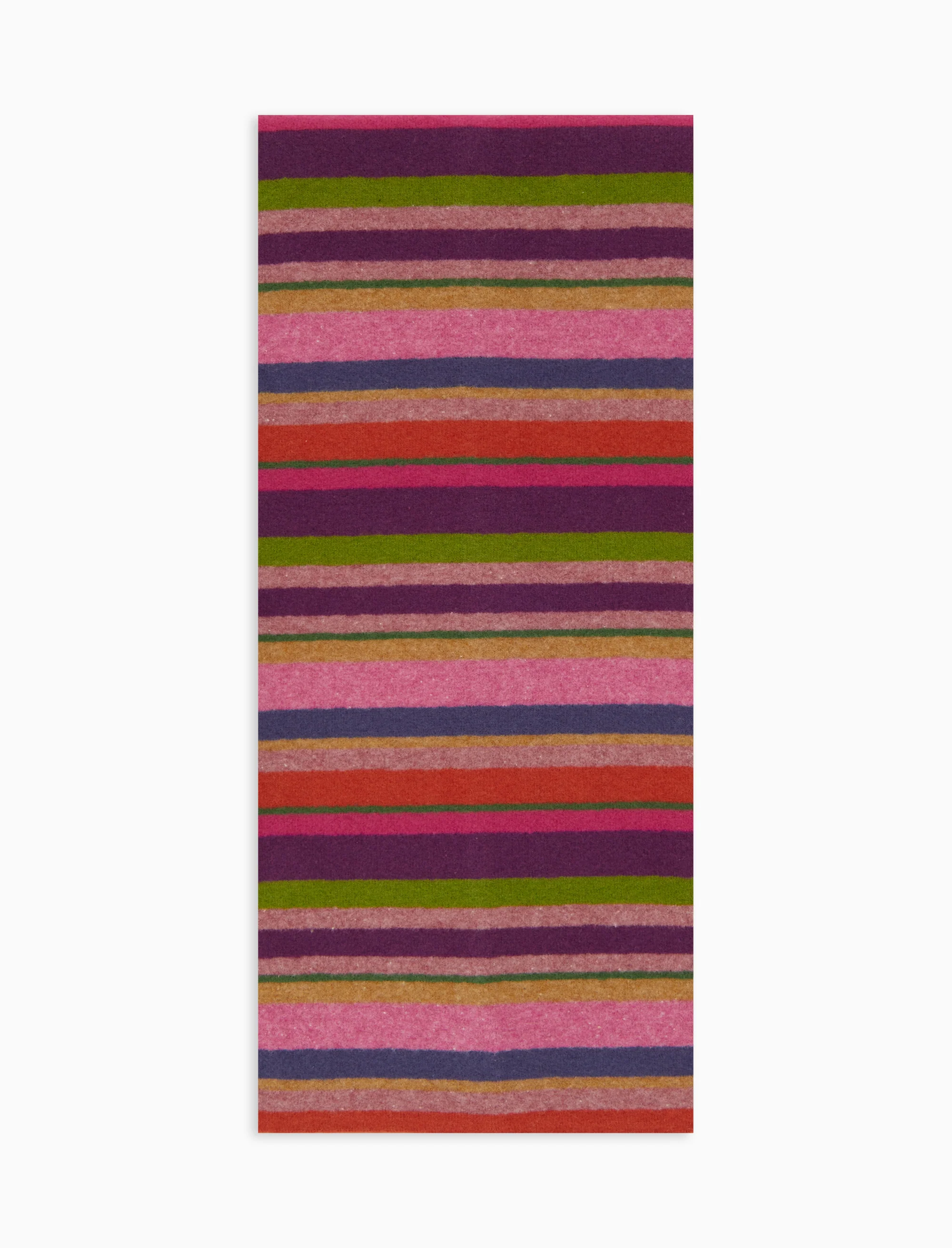 Sciarpa bambino pile viola righe multicolor