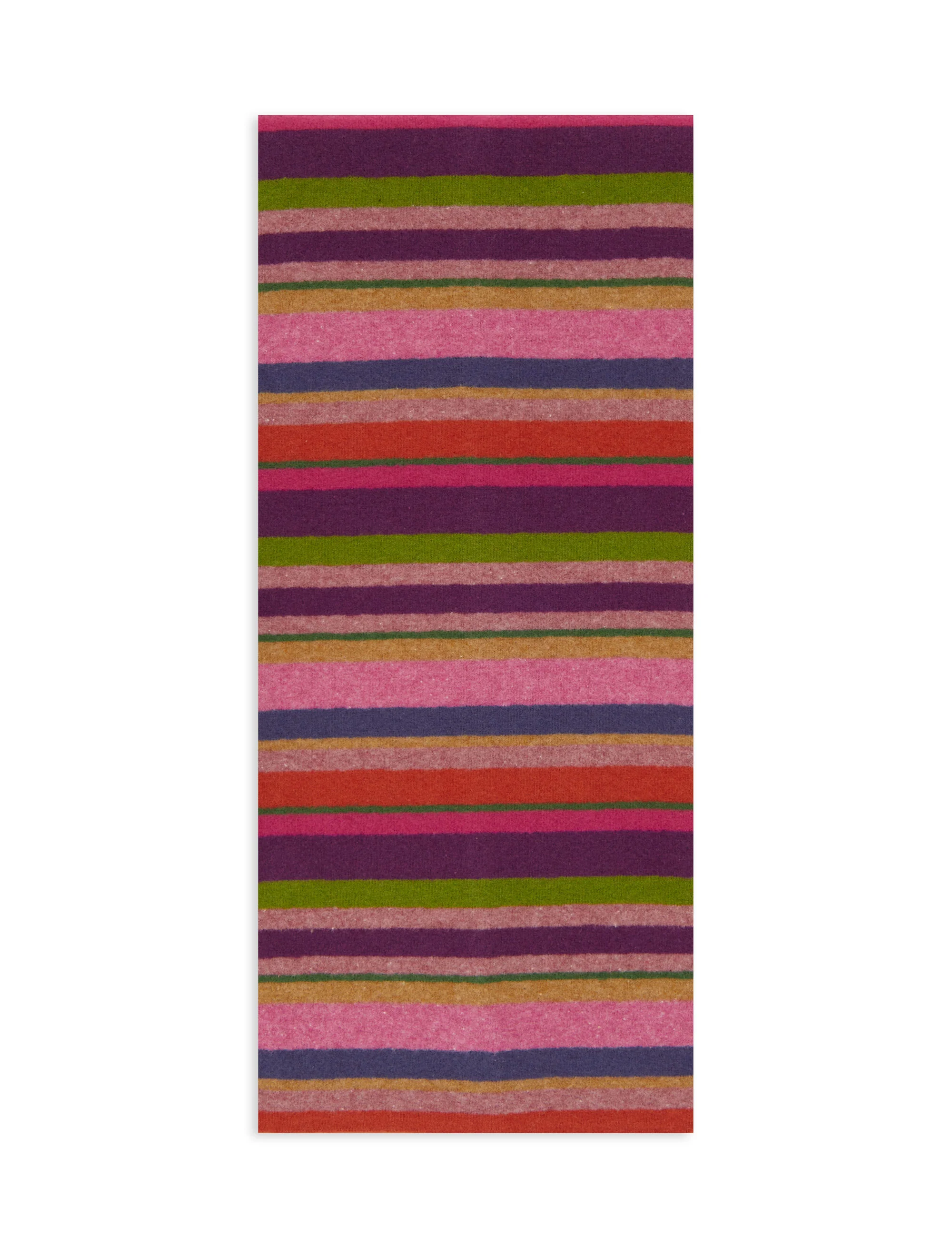 Sciarpa bambino pile viola righe multicolor - Image 3