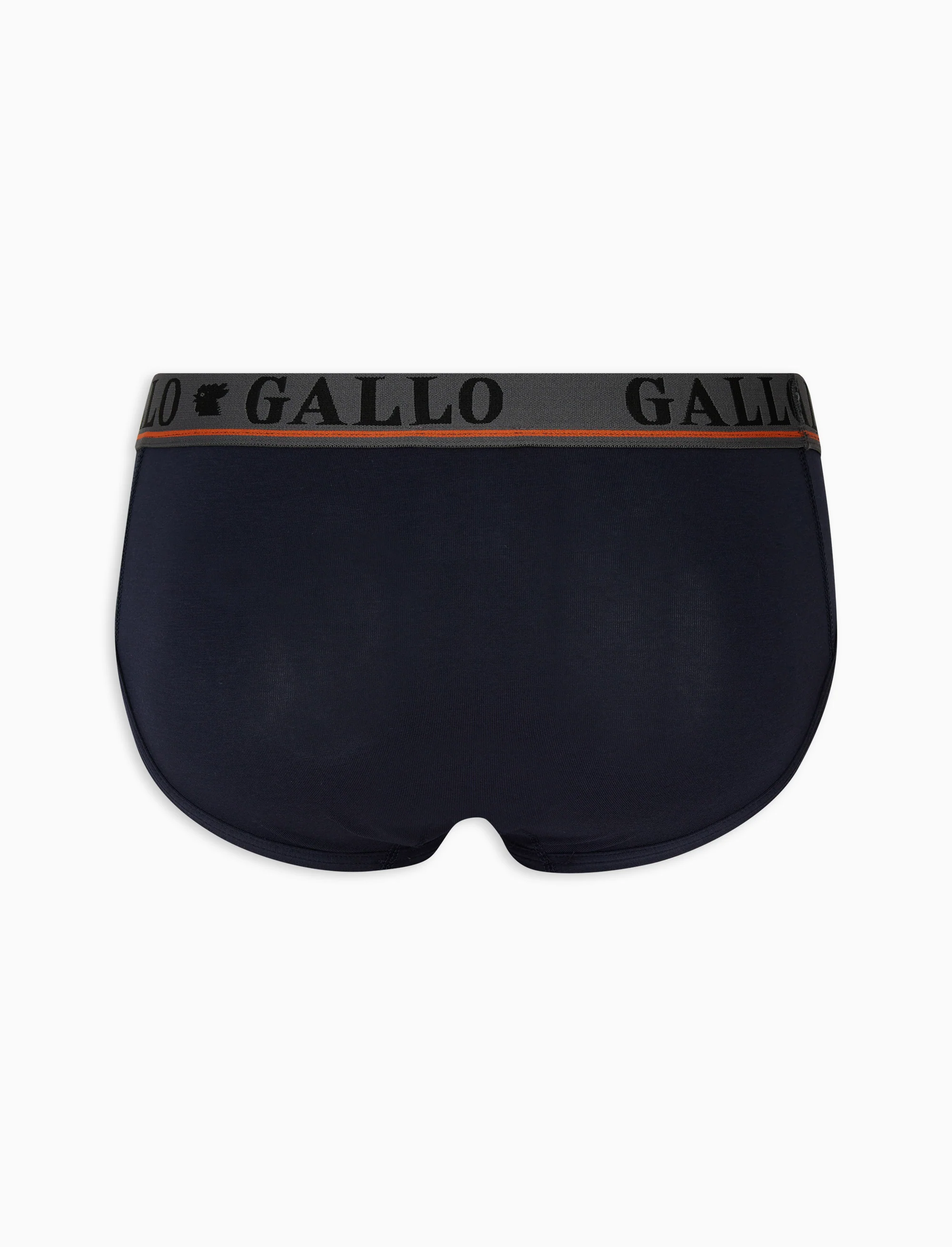 Slip basico intimo cotone blu tinta unita - Image 2