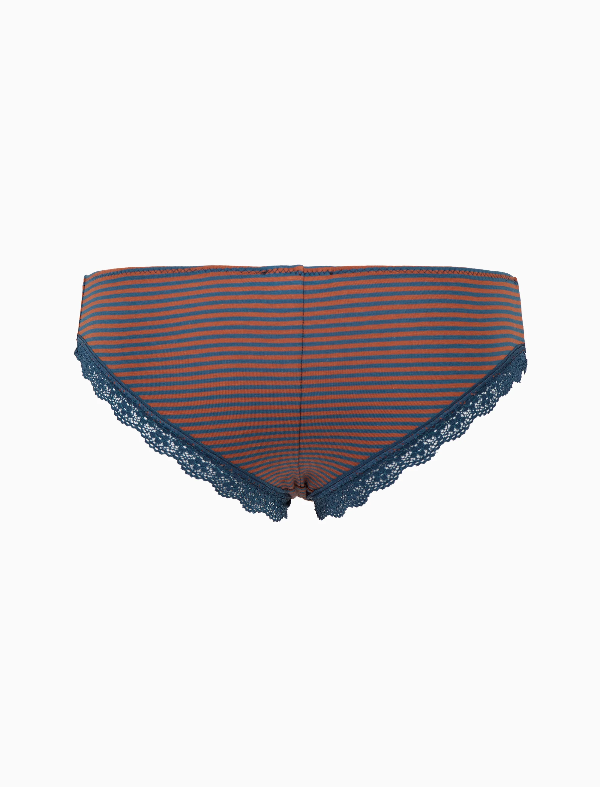 Slip brasiliana intimo donna cotone blu righe windsor - Image 5