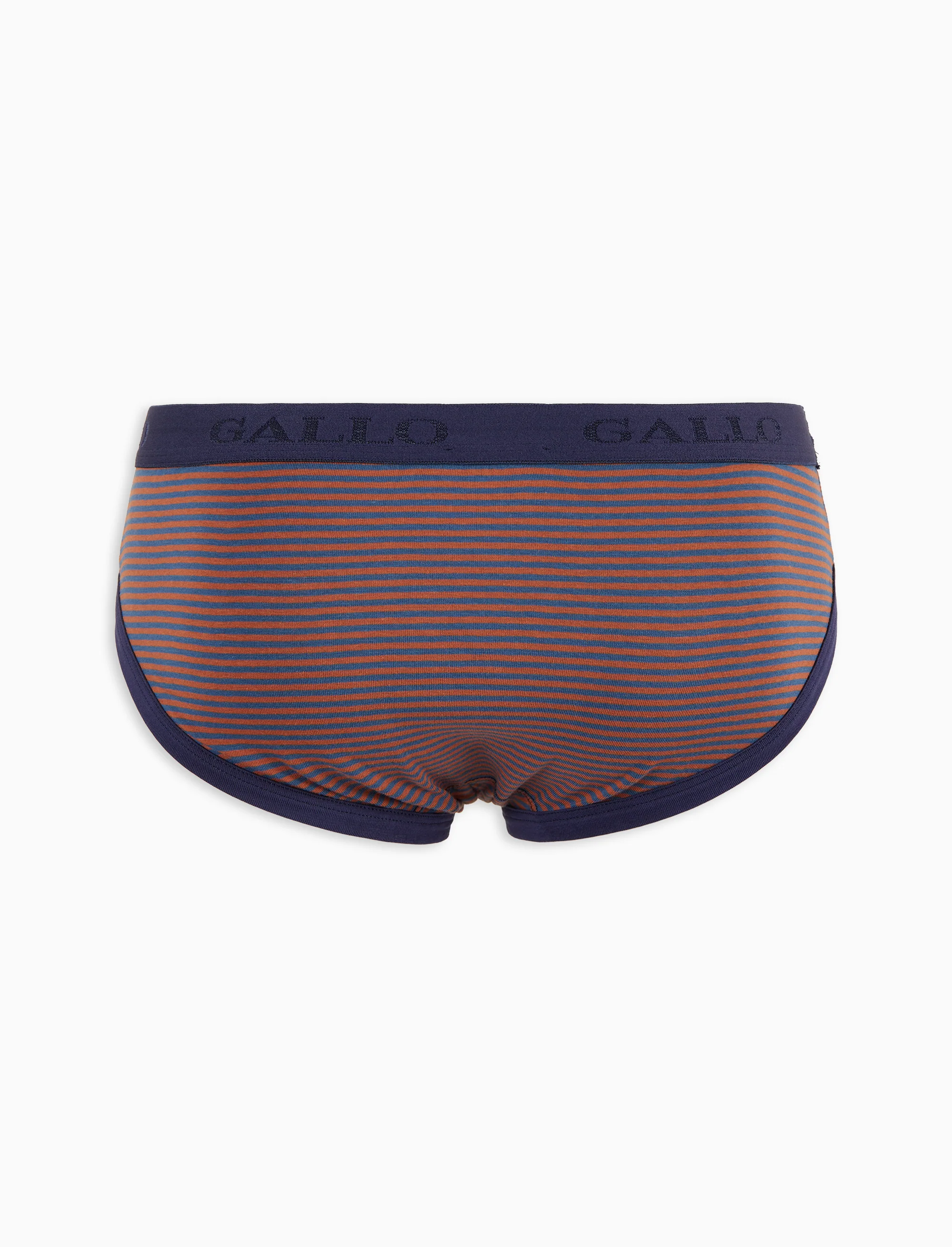 Slip intimo uomo cotone blu righe windsor - Image 2