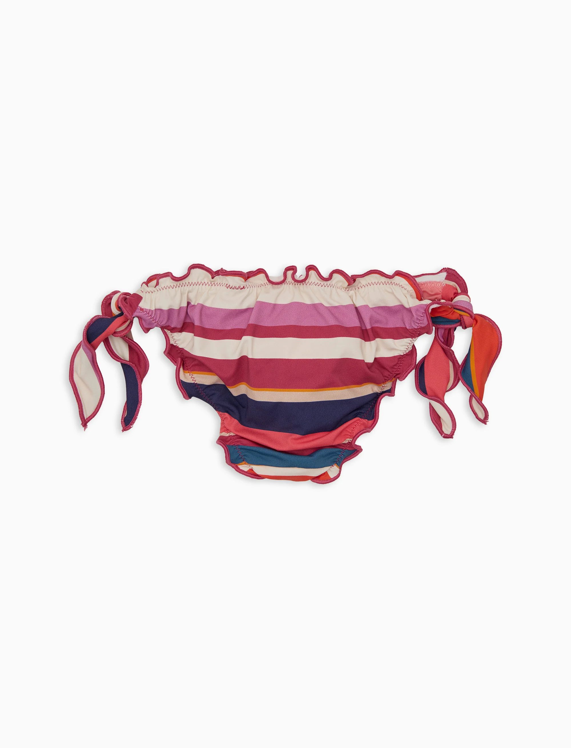 Slip mare bambina righe mluticolor bianco - Image 2