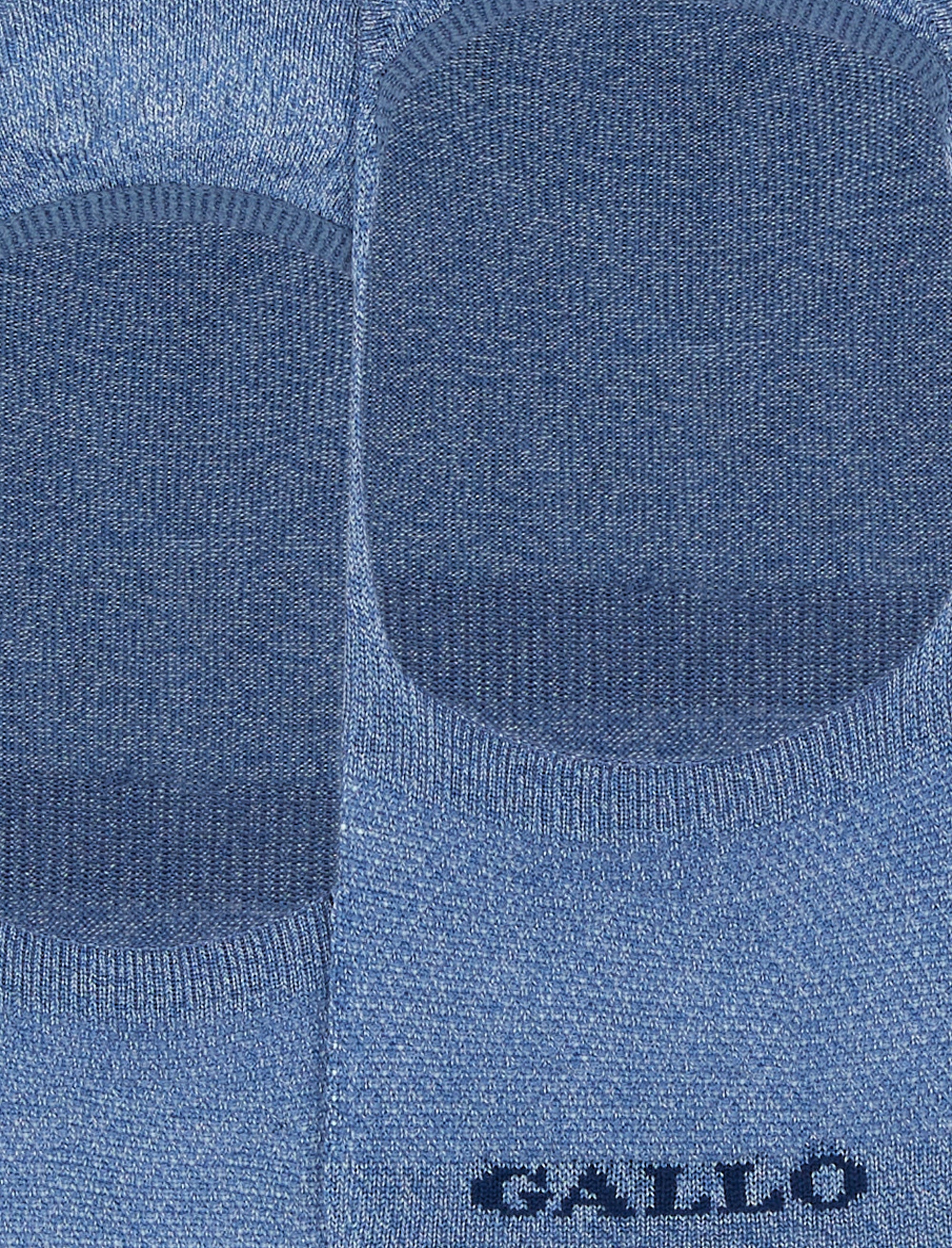 Solette accollate uomo cotone tinta unita azzurro - Image 2
