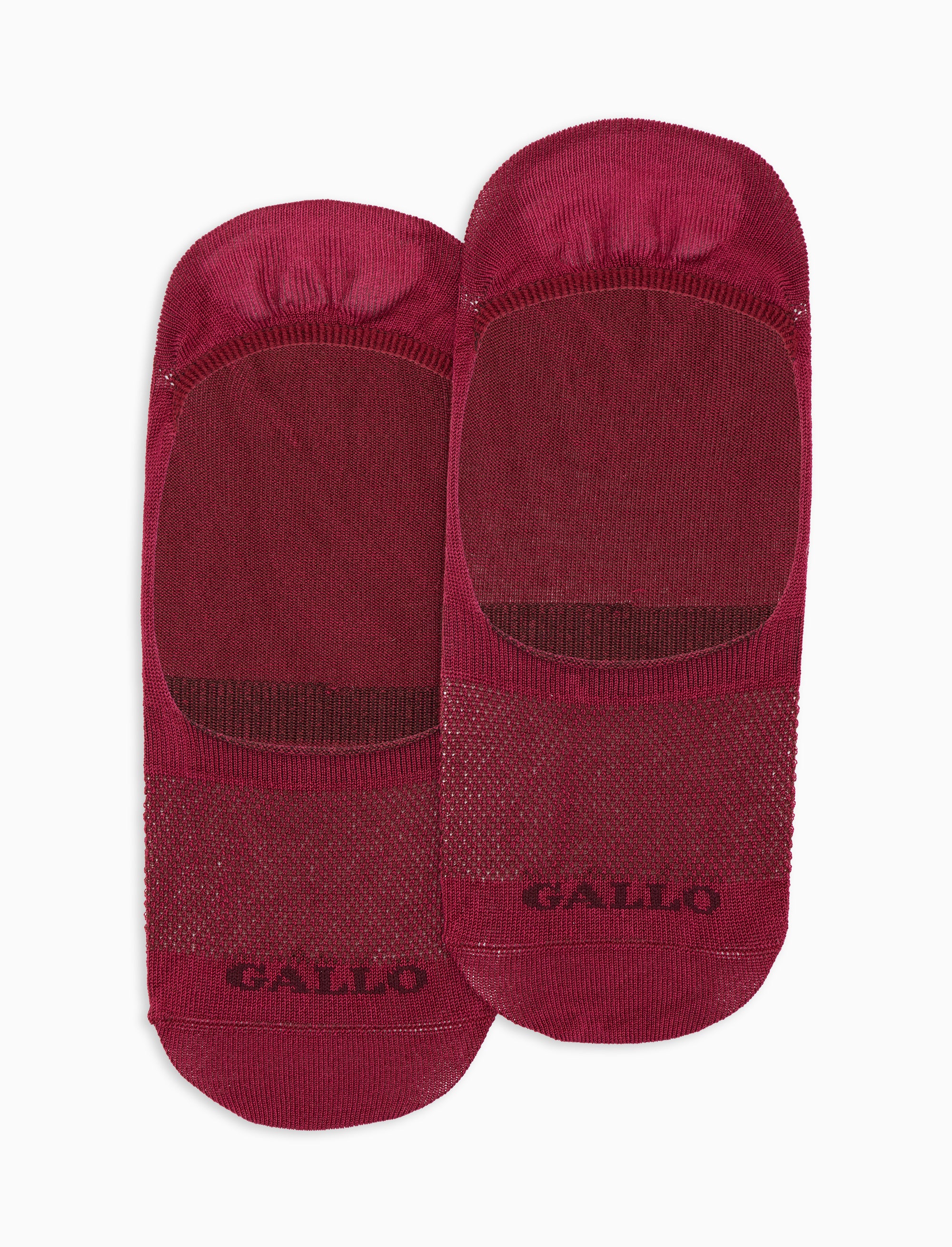 Solette accollate uomo cotone tinta unita fucsia